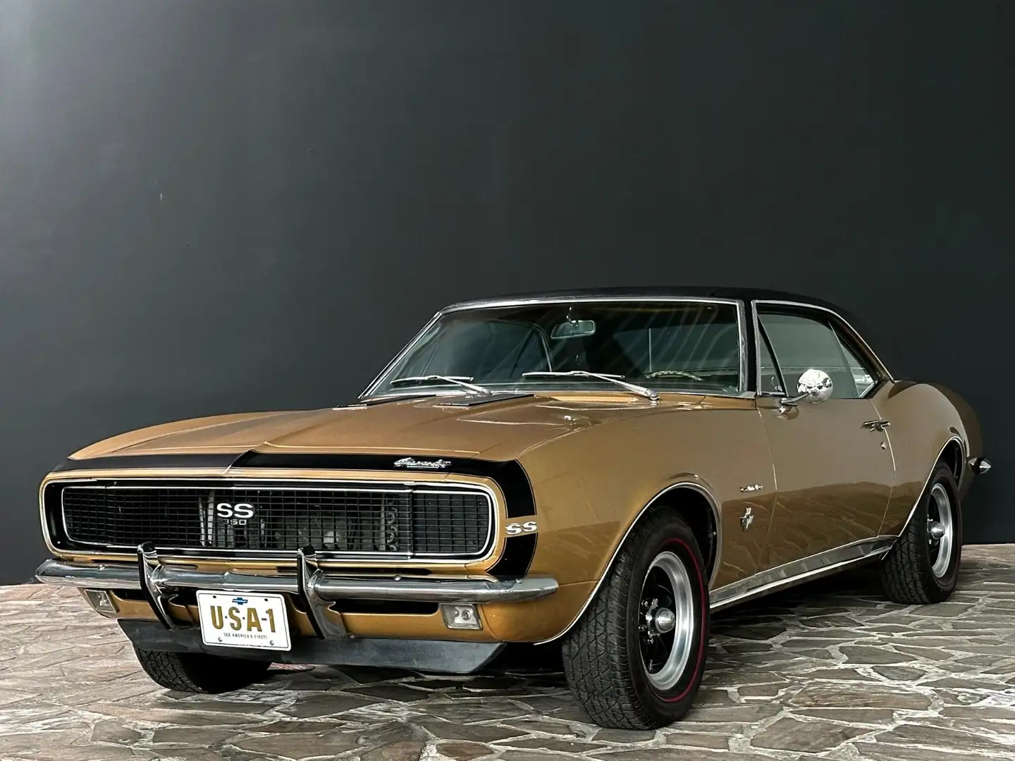 Chevrolet Camaro SS 350 CID TURBO-FIRE MATCHING NUMBERS Gold - 1