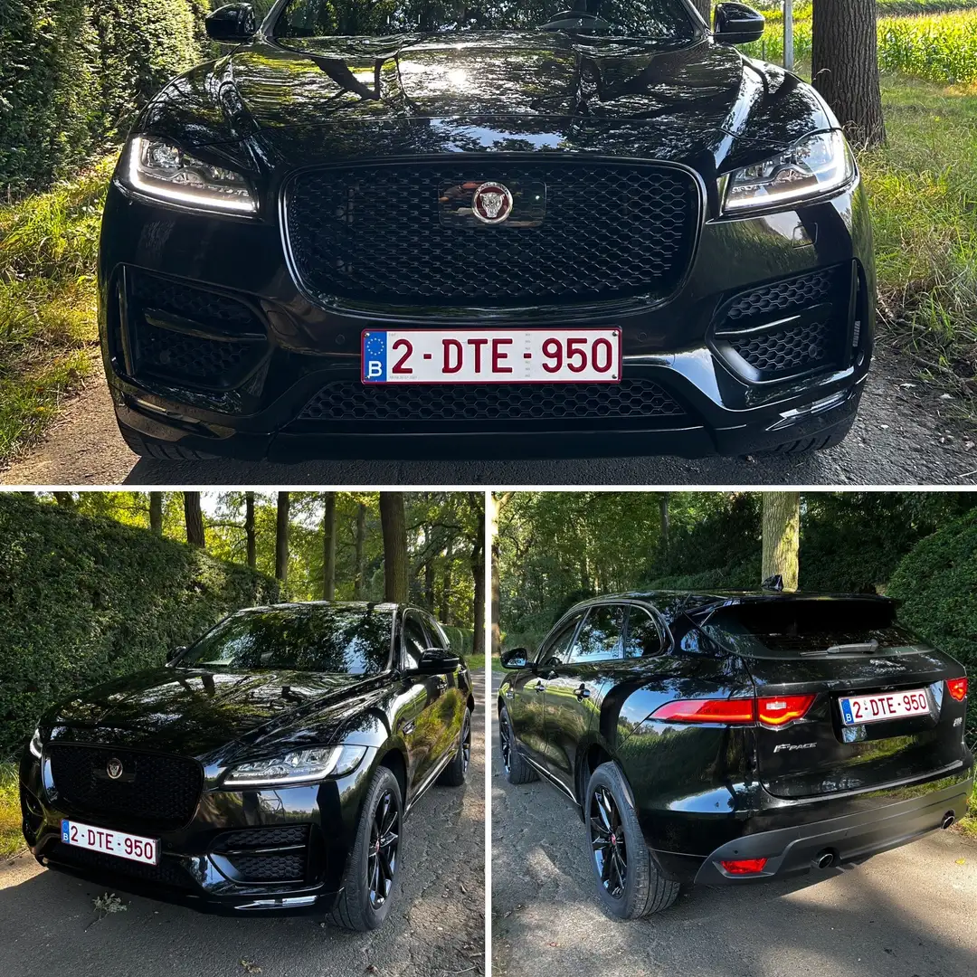 Jaguar F-Pace 25t AWD R-Sport Zwart - 1