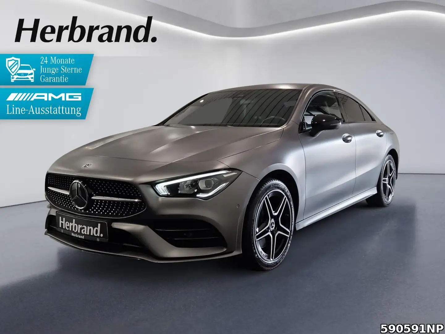 Mercedes-Benz CLA 250 e Coupé AMG Night LED Ambiente Kamera Gris - 1
