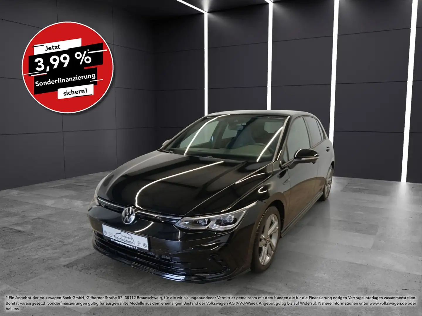 Volkswagen Golf R-Line 2.0TDI DSG IQ.Light NAV AHK SHZ ACC Zwart - 1