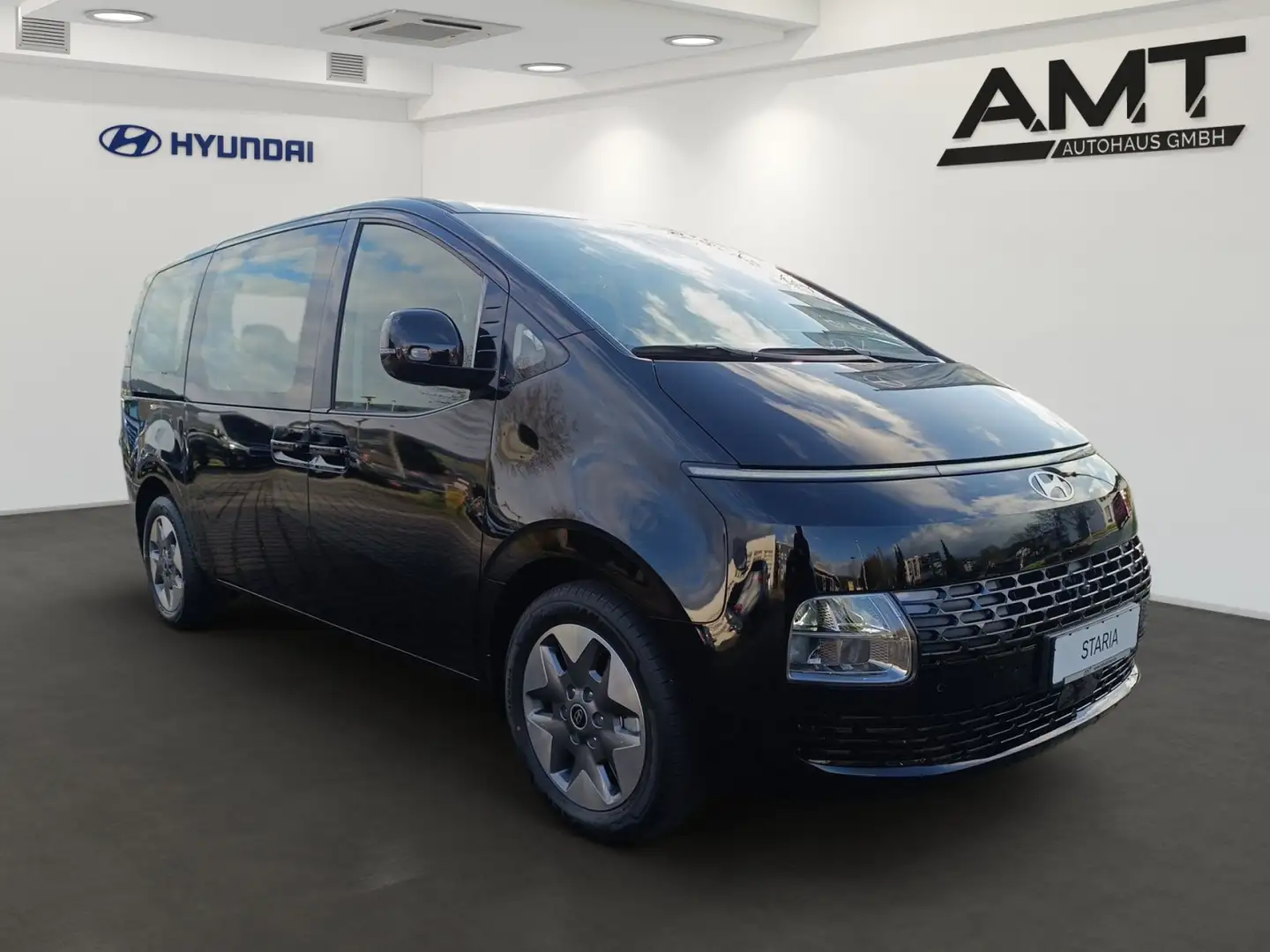 Hyundai STARIA Staria 1.6 T-GDI Hybrid Navi Trend Autom./Klima/BC Noir - 2