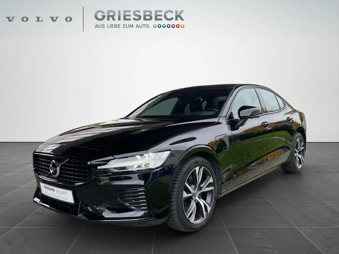Volvo S60 T8 Twin Engine (E6d) Plus Dark Recharge LED Noir - 1