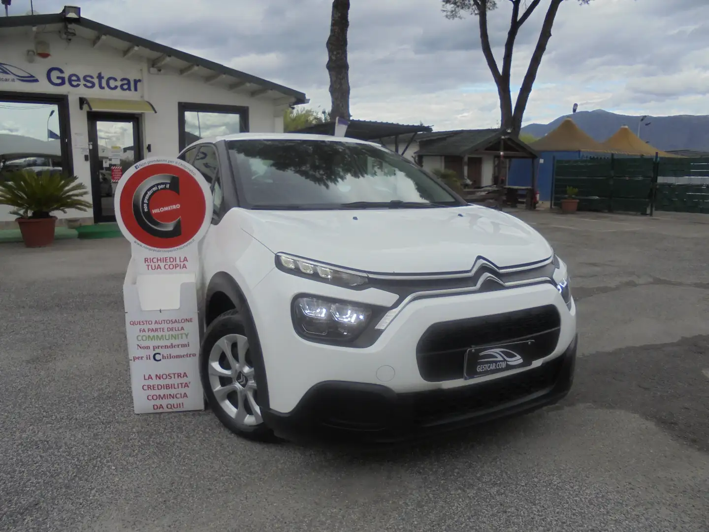Citroen C3 C3 1.5 bluehdi VAN AUTOCARRO 4 POSTI Wit - 1