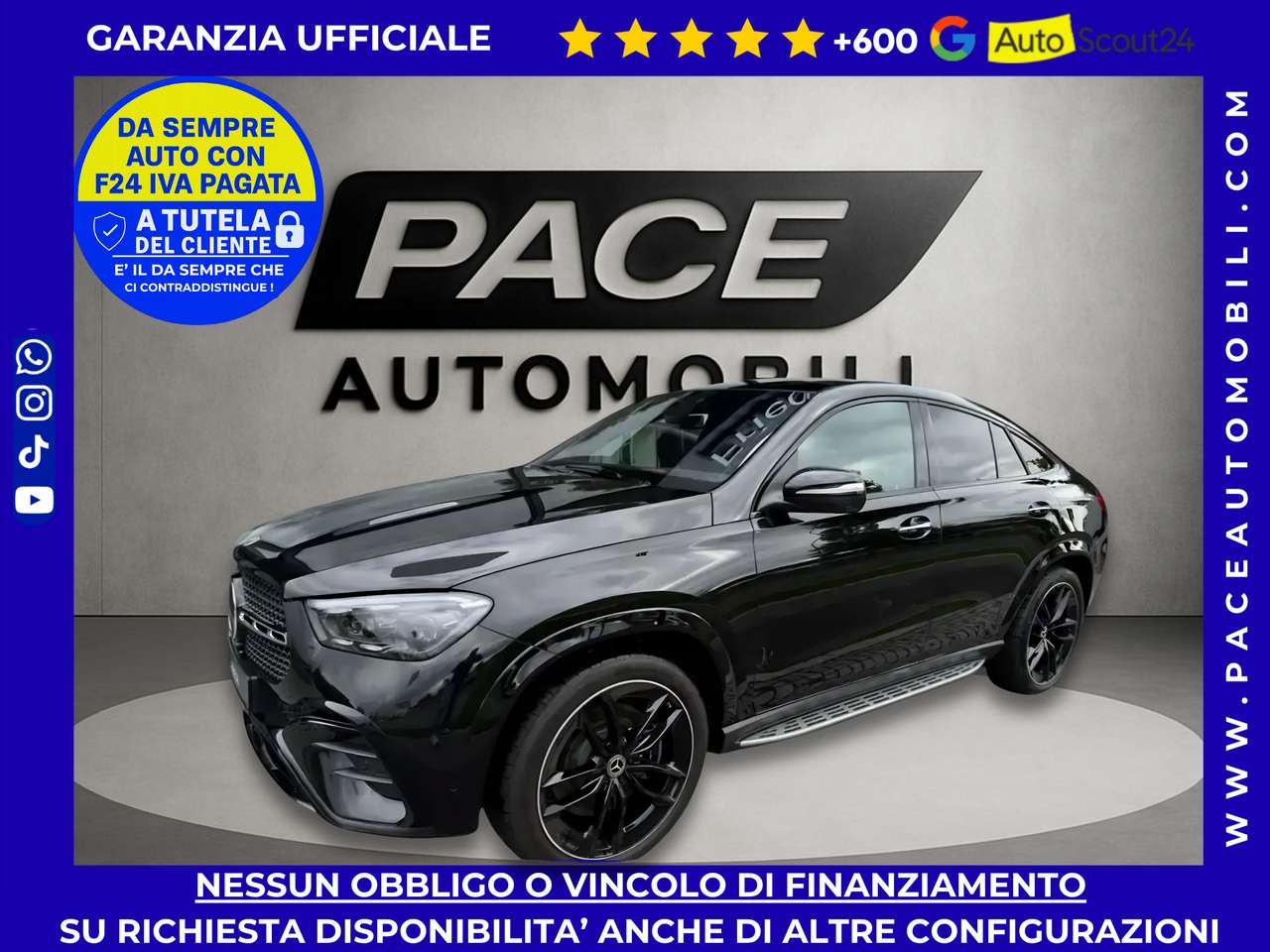 Mercedes-Benz GLE 450 4M AIRMATIC AMG PREMIUM NIGHT KAMERA TETTO PEDANE