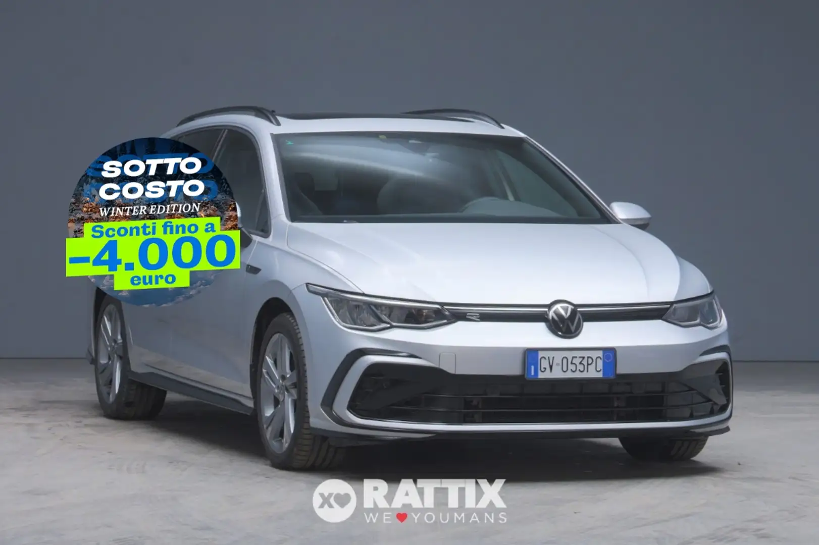 Volkswagen Golf Variant 2.0 TDI 150CV R-Line DSG + tetto apribile Gris - 1