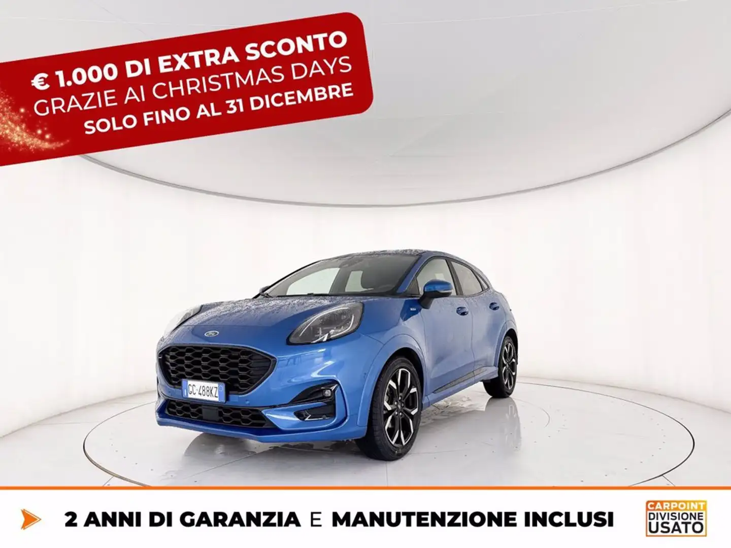 Ford Puma 1.0 ecoboost h st-line x s&s 155cv Albastru - 1