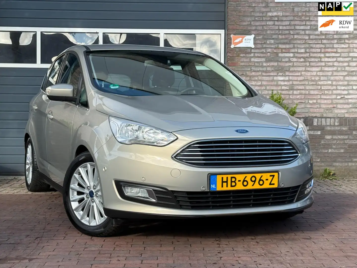 Ford C-Max 1.0 Titanium|Navi|Climate|1e Eig. Grau - 1