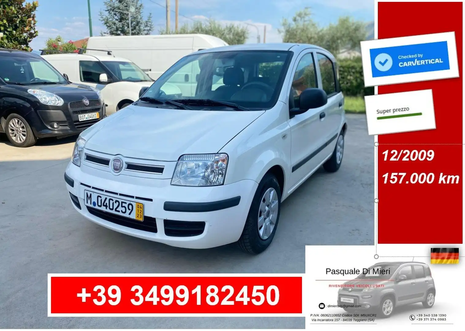 Fiat Panda Panda 1.2 Dynamic Class eco Blanco - 1