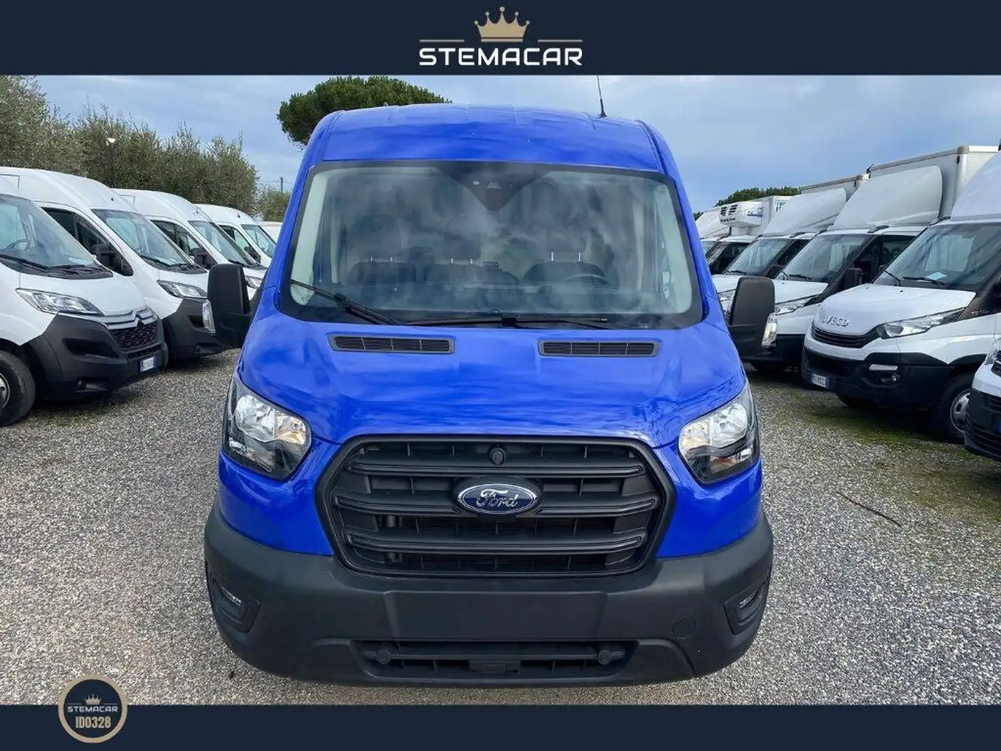 Ford Transit 290 2.0 tdci MHEV 130cv trend L2H2 E6.2 Bleu - 2
