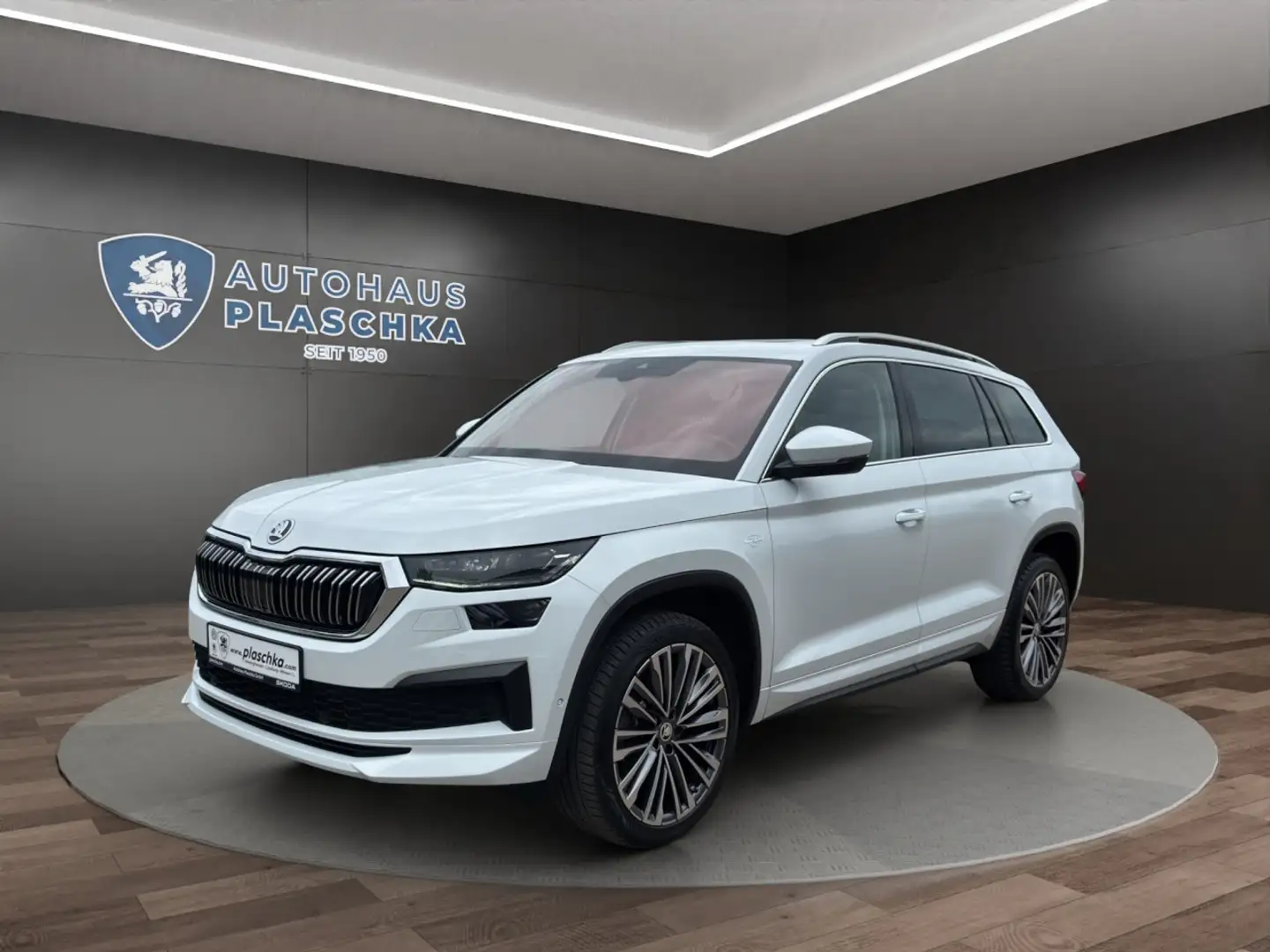 Skoda Kodiaq 2.0 TSI DSG L&K 4x4 LEDER+AHK+PANORAMA Klima Navi Weiß - 1