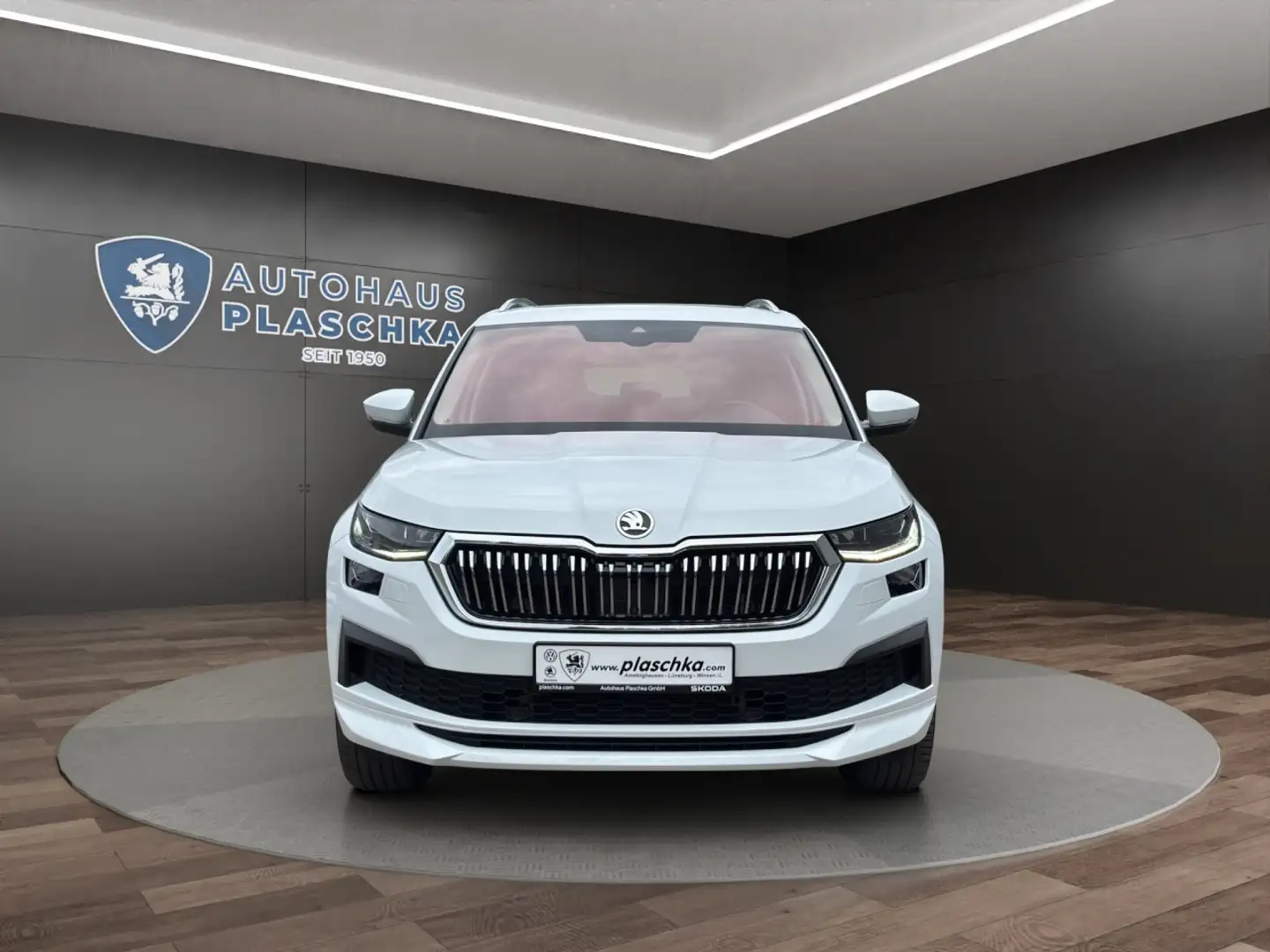 Skoda Kodiaq 2.0 TSI DSG L&K 4x4 LEDER+AHK+PANORAMA Klima Navi Weiß - 2