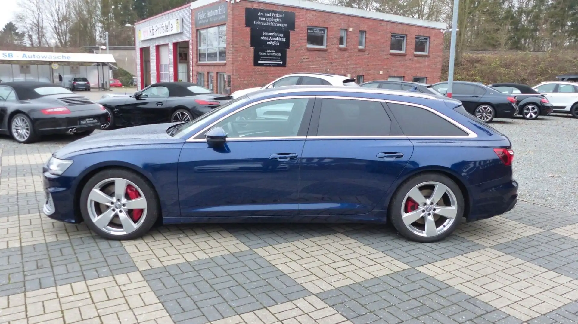 Audi S6 Avant 3.0 TDI quattro el.AHK Luftfed Blau - 2