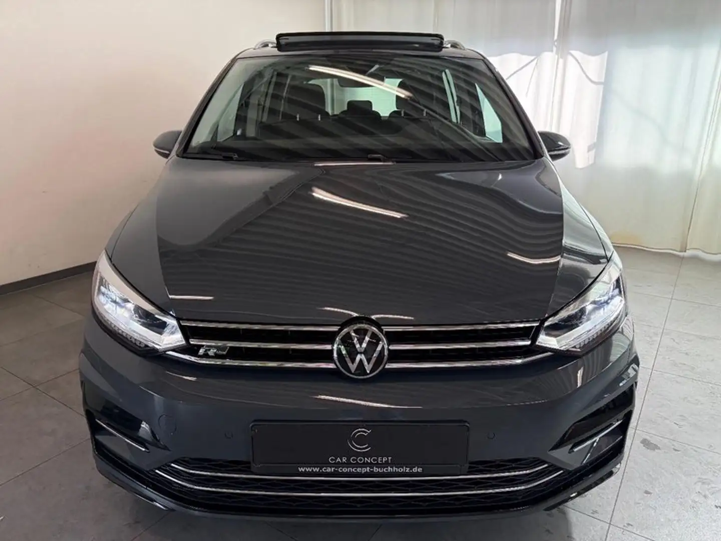 Volkswagen Touran 1.5 TSI DSG R-LINE AHK PANO 7 Sitze Grau - 2