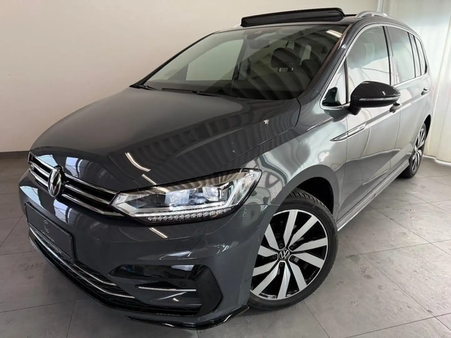 Volkswagen Touran 1.5 TSI DSG R-LINE AHK PANO 7 Sitze Grau - 1