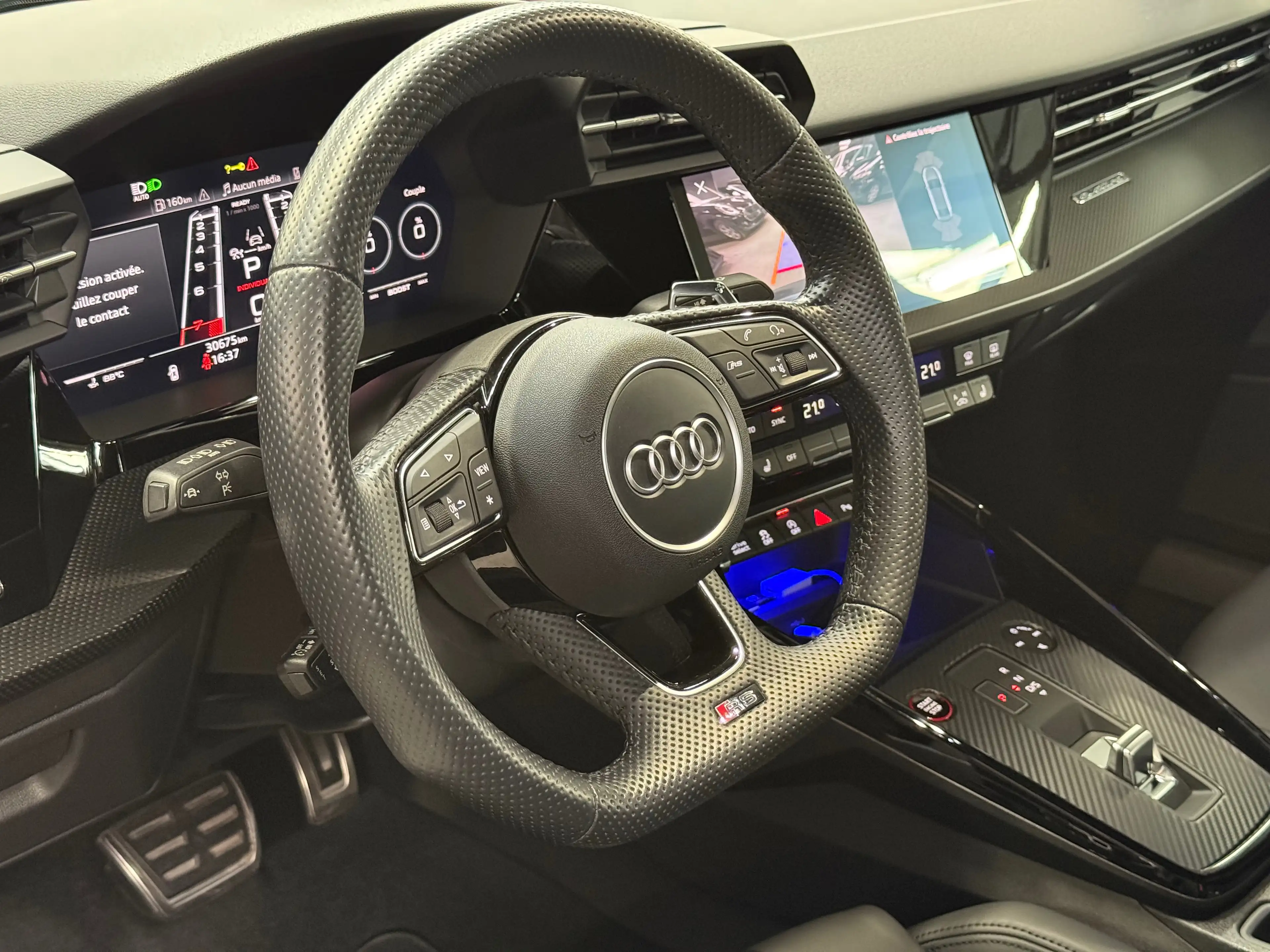 Audi RS3 Sedan 2.5 TFSI Quattro S tronic * 12/2021 * ECHAP SPORT * DAYTONA GREY * 30.000 KM — photo 9