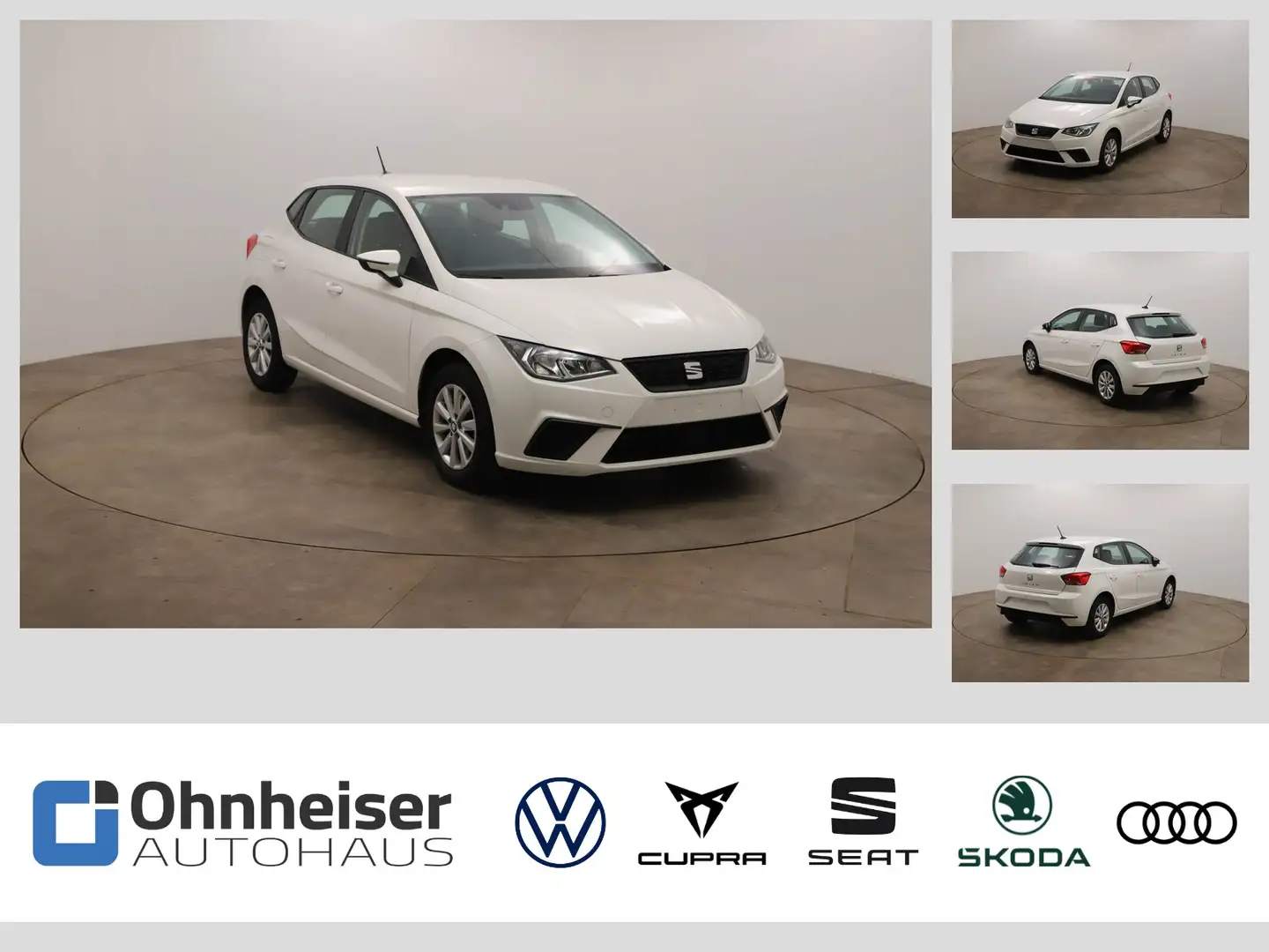 SEAT Ibiza 1.0 TSI Style DSG*ALU*SHZ*PDC*GRA*GAR Weiß - 1