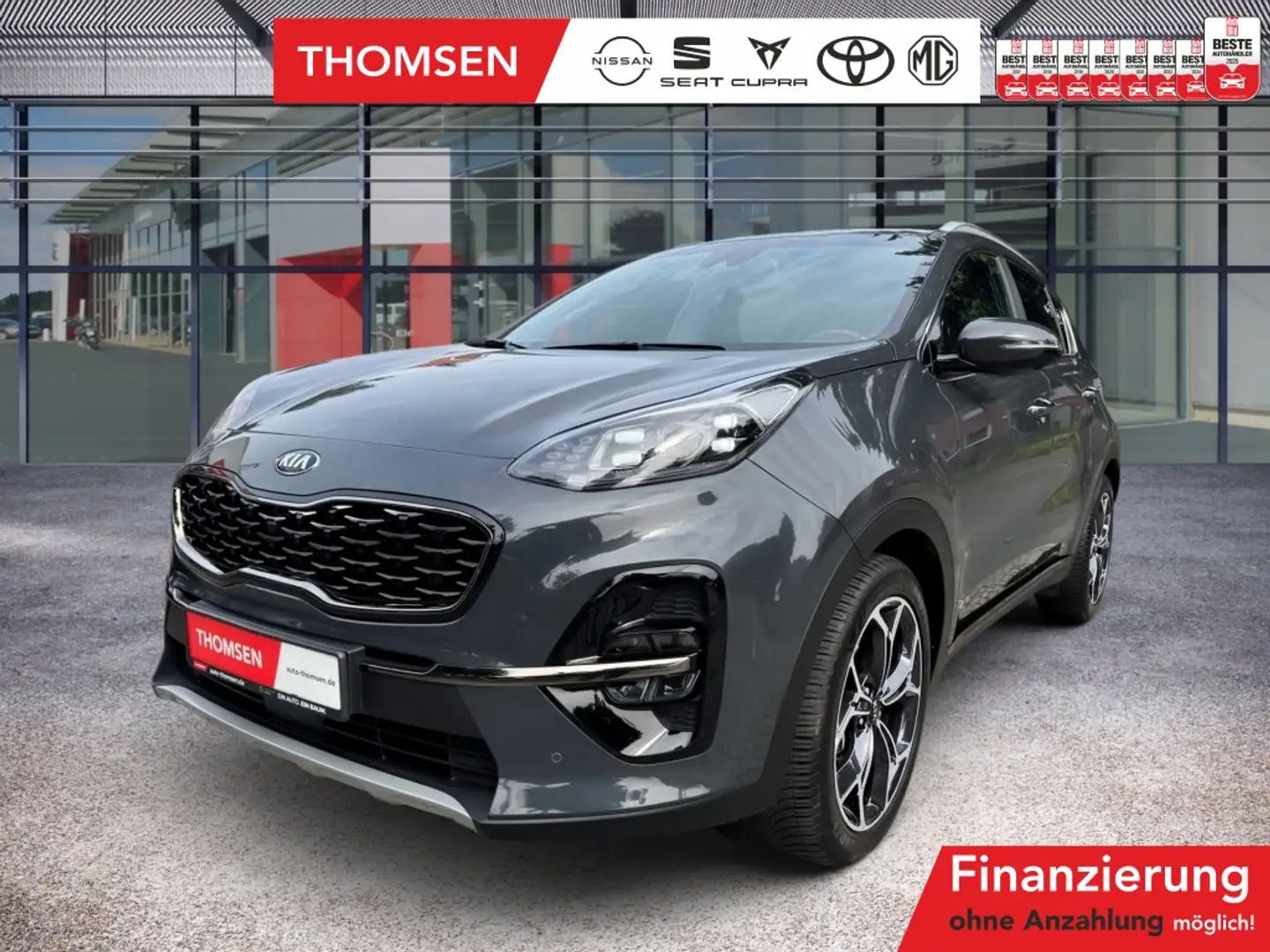 Kia Sportage 1.6 T-GDI GT Line GT-Line DSG+ACC+AUT Grau - 1