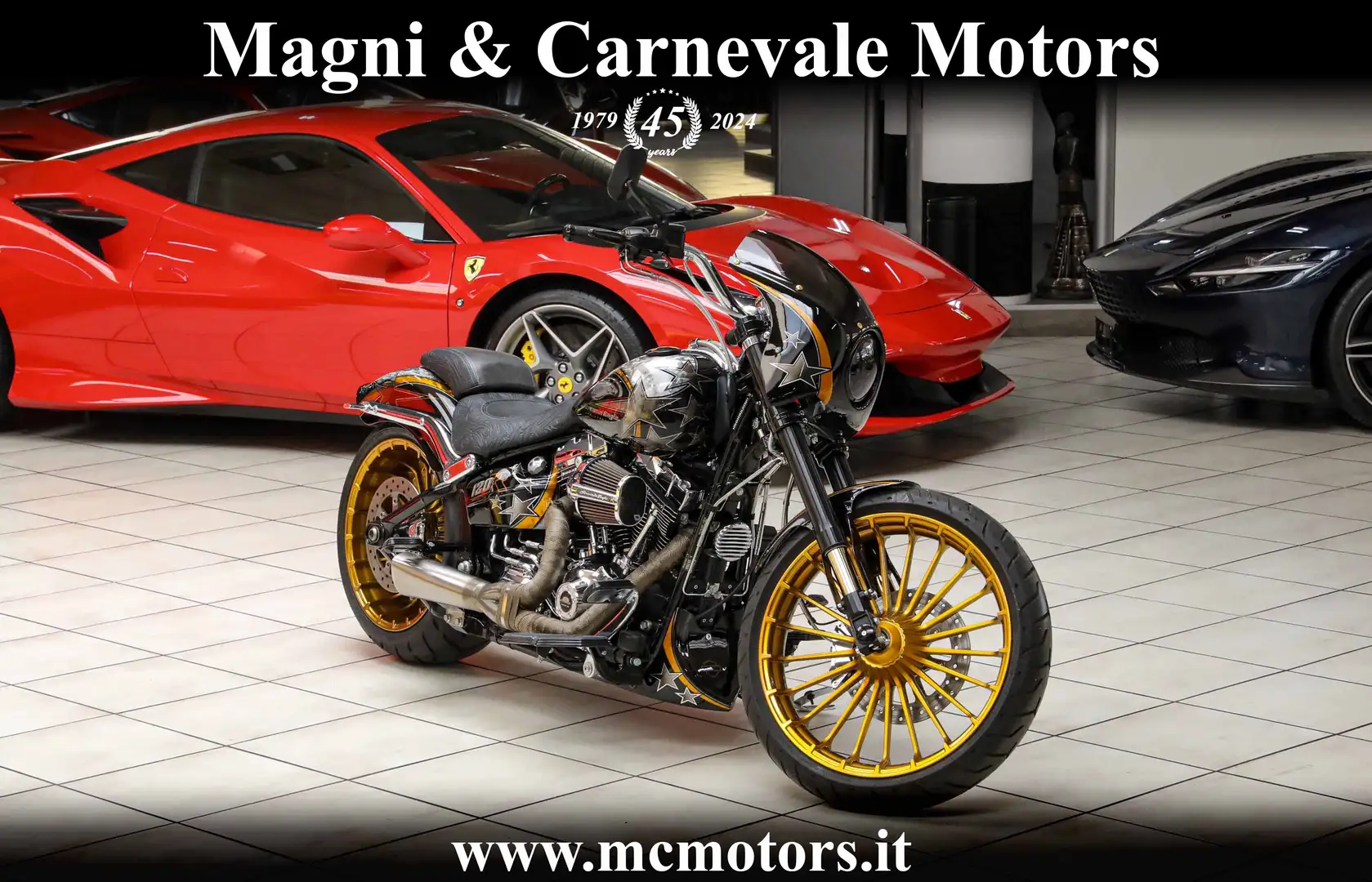 Harley-Davidson Breakout SOFTAIL|ONE OFF|1 OF 1 SPECIAL BASE|120R ENGINE| Černá - 1