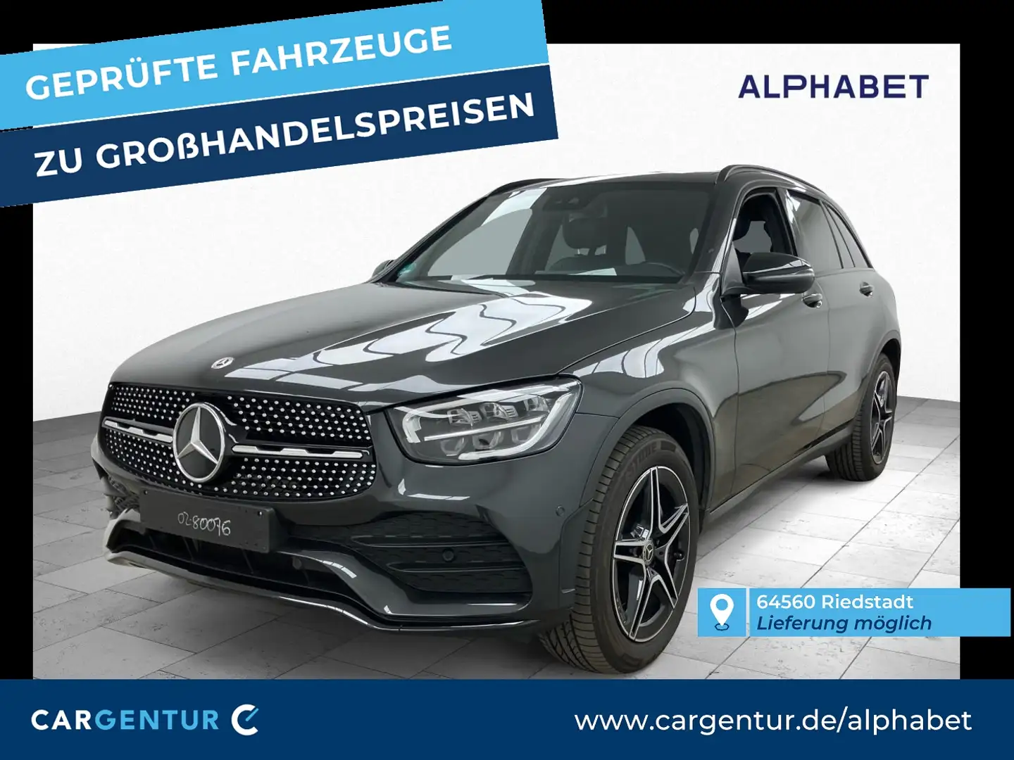 Mercedes-Benz GLC 300 d AMG Line 4Matic SpoSi Airmatic AHK Grau - 1