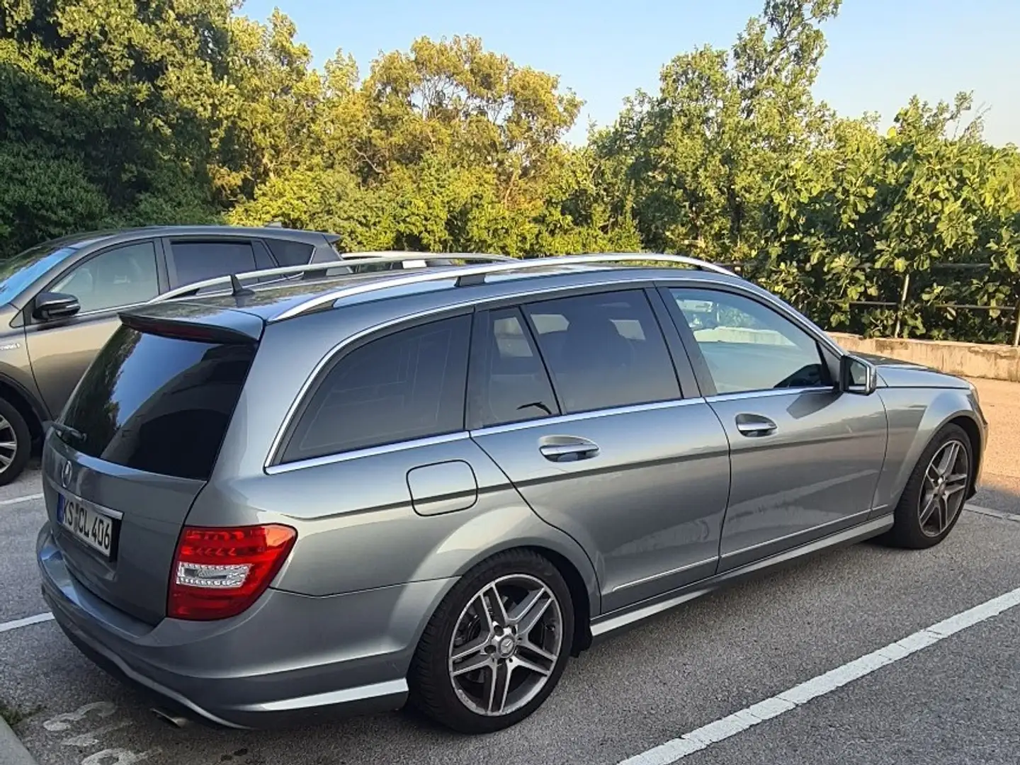 Mercedes-Benz C 350 T CDI DPF (BlueEFFICIENCY) 7G-TRONIC Elegance Gris - 1