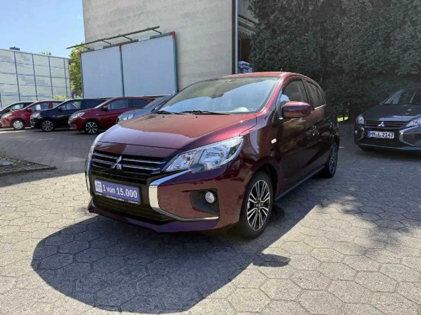 Mitsubishi Space Star Select 1.2 / M/T ALU. GJR. PDC Seitenschutzleisten Rot - 1