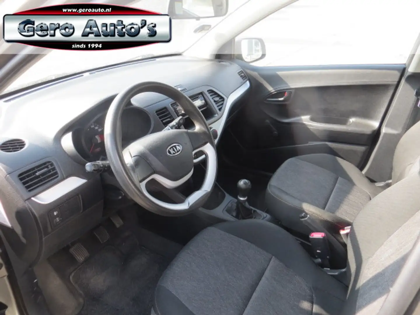 Kia Picanto 1.0 CVVT Airco NL AUTO 5 deurs airco cv Gris - 2