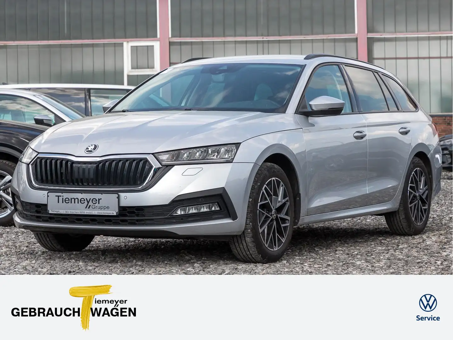 Skoda Octavia Combi 2.0 TDI DSG 4x4 AMBITION AHK KAMER Silber - 1