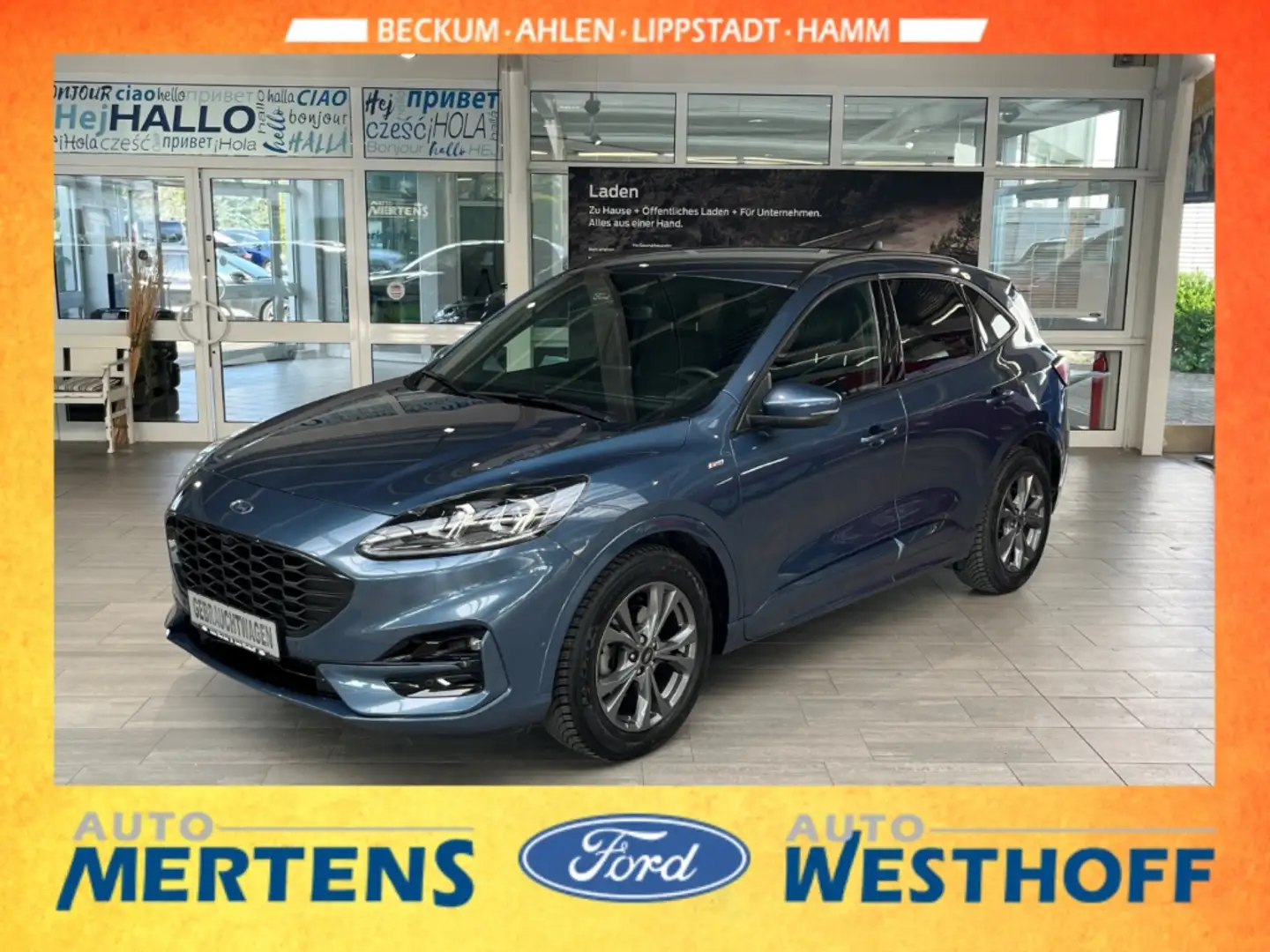 Ford Kuga ST-Line X 1.5 LED + ACC + Head-up Bleu - 1