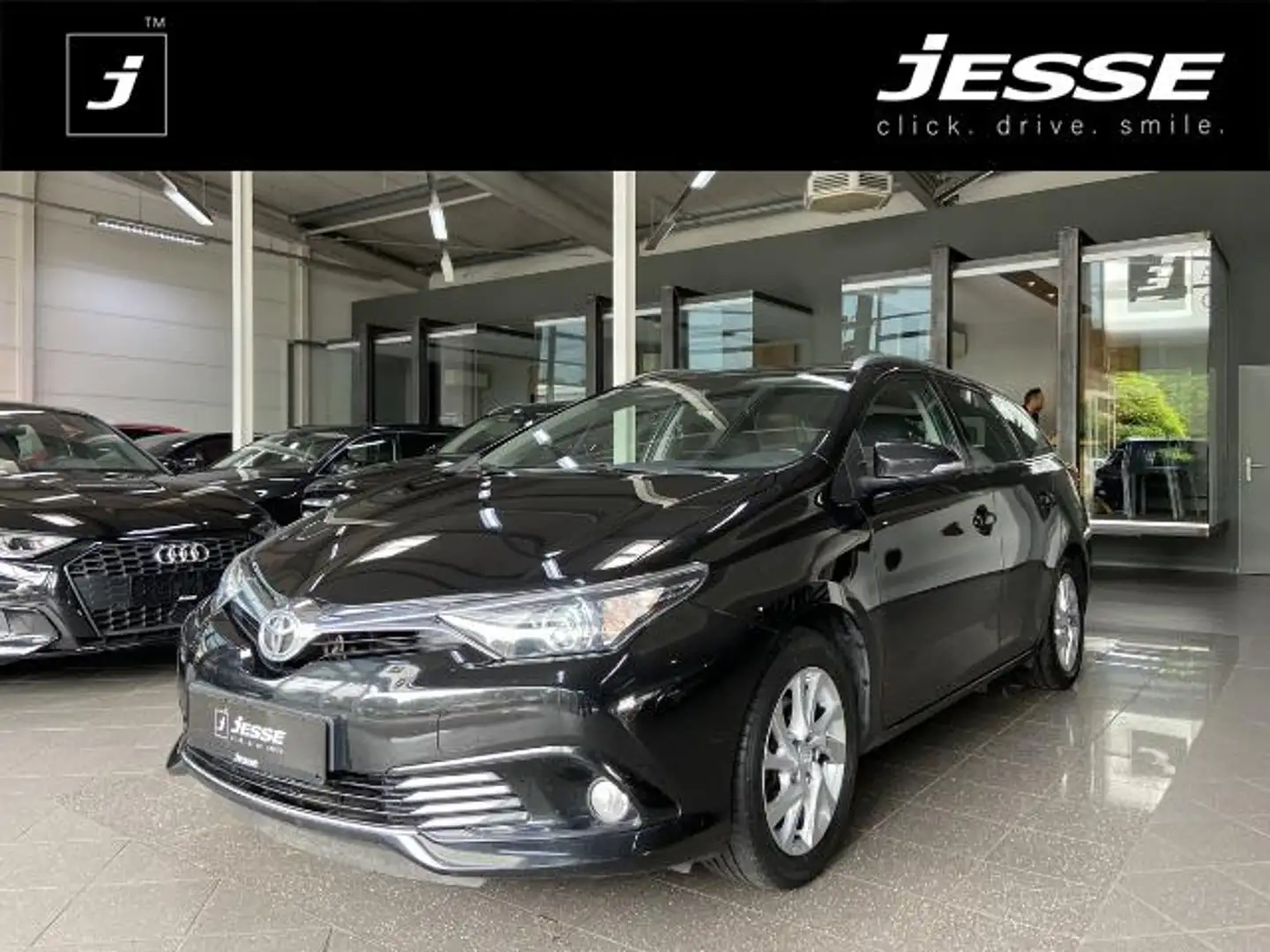 Toyota Auris 1.2 Turbo Edition-S Bi-Xenon Temp AHK R.Cam Schwarz - 1