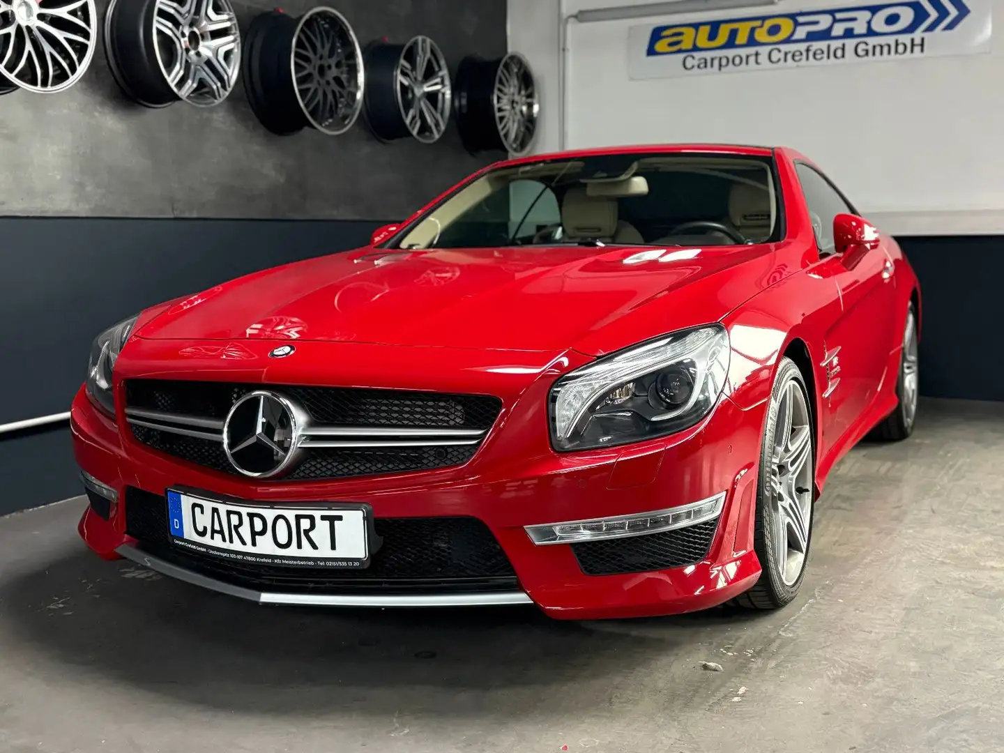 Mercedes-Benz SL 63 AMG BANG/OLUFSEN/KAMERA/SCHUTZFOLIE Rot - 1