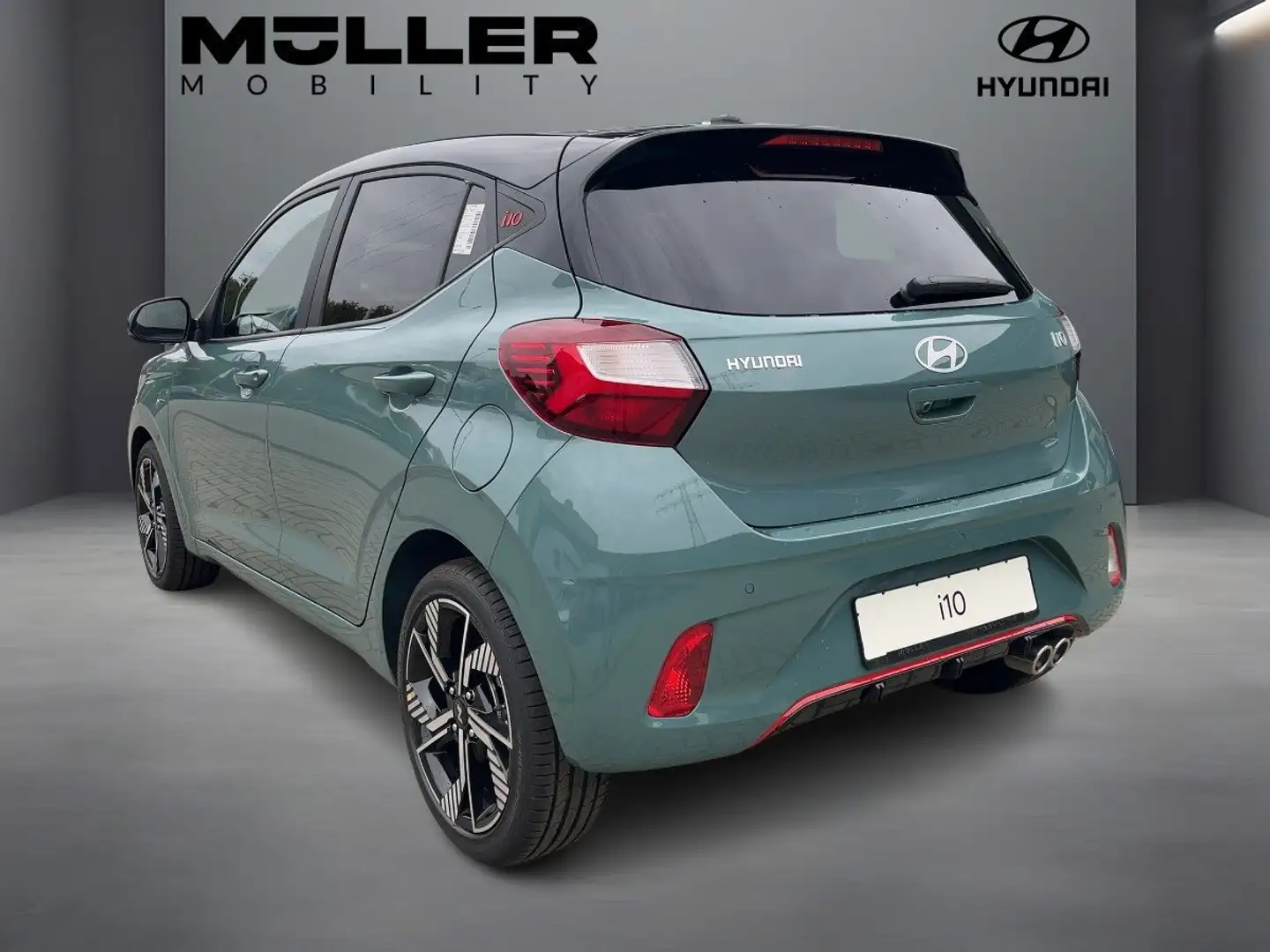 Hyundai i10 1.0 N Line CarPlay|Sitzhz|Kam|LMF|Navi|PDC Nero - 2