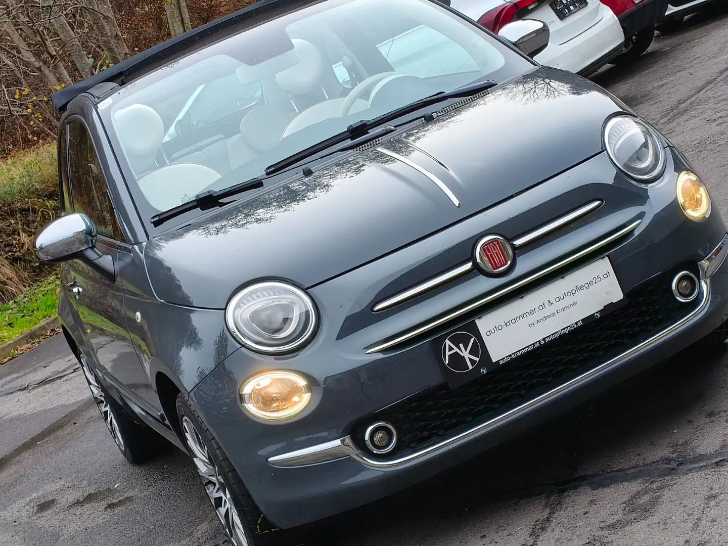Fiat 500C ECO 1,2 69 Anniversario- Carrara Grau-CarPlay-A... Gris - 2