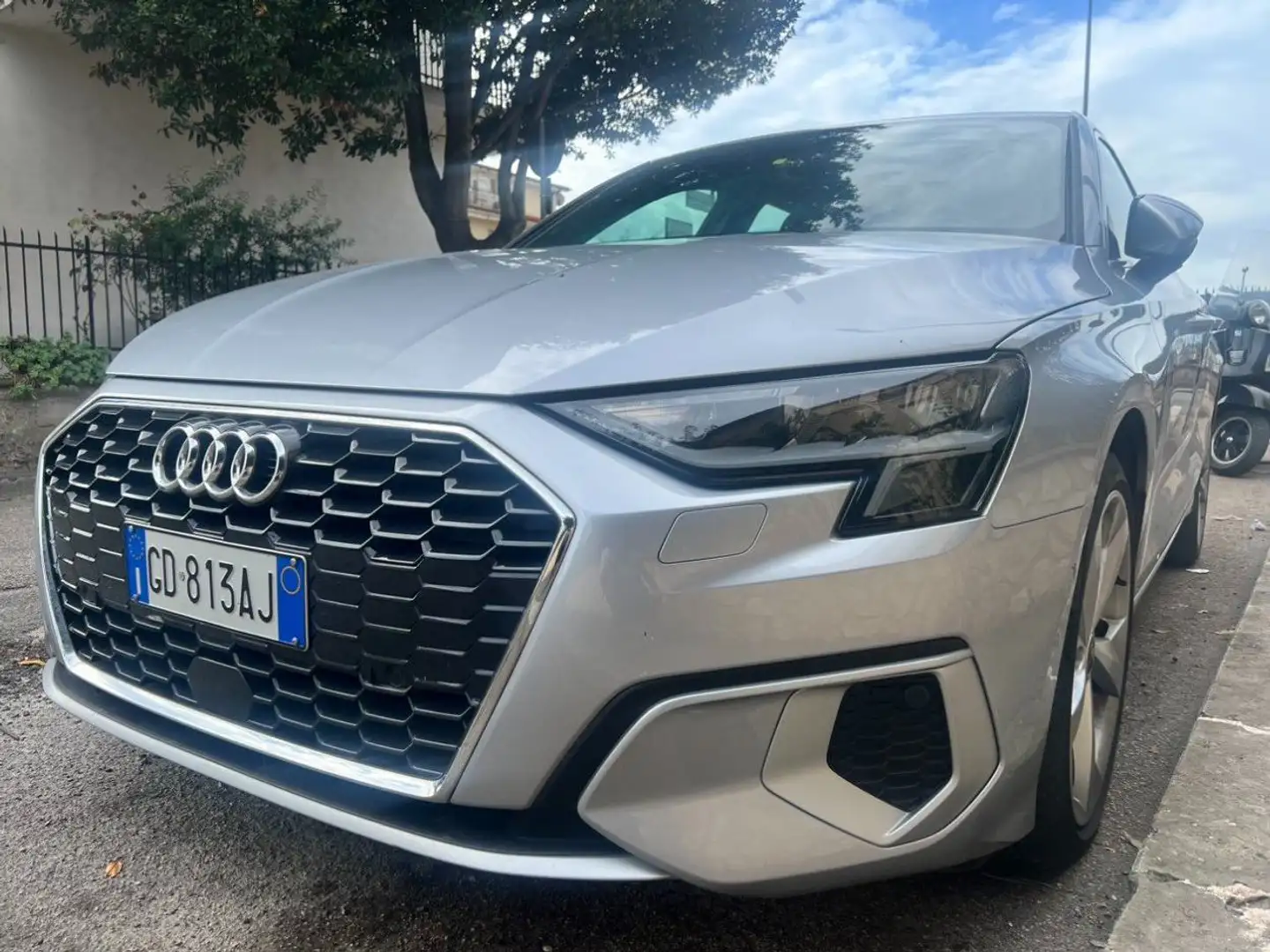 Audi A3 A3 Sportback 35 2.0 tdi Business s-tronic Argento - 1