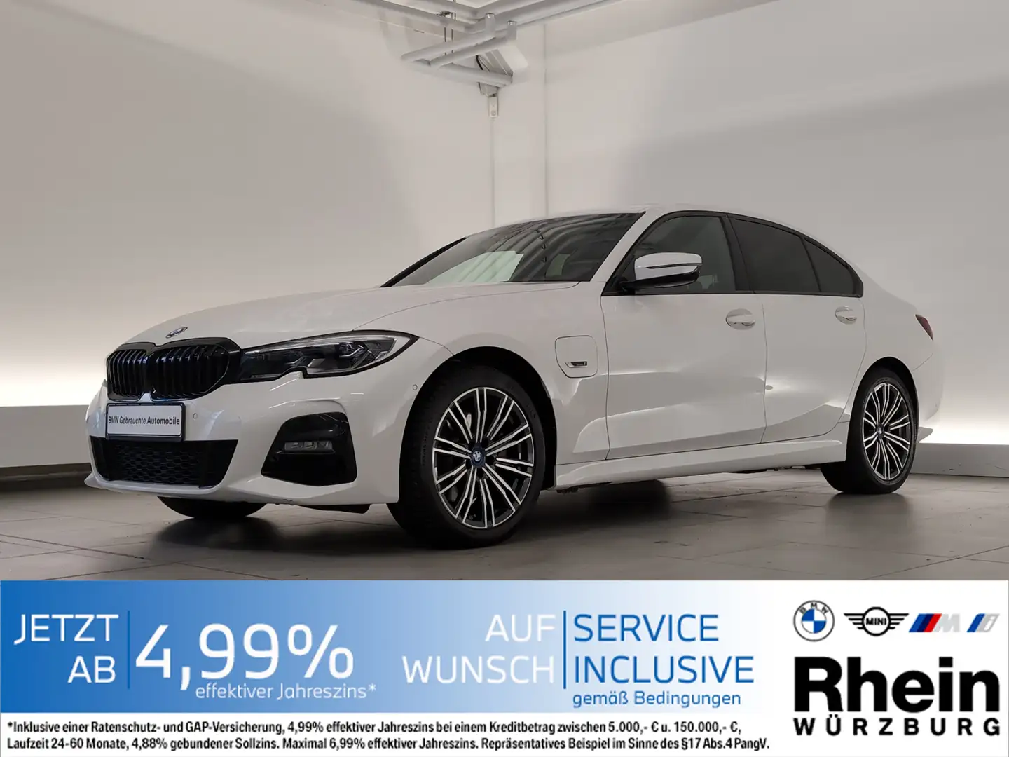 BMW 320 e Limousine M Sport Laser/Tempomat/DAB Laser/Tempo Weiß - 1