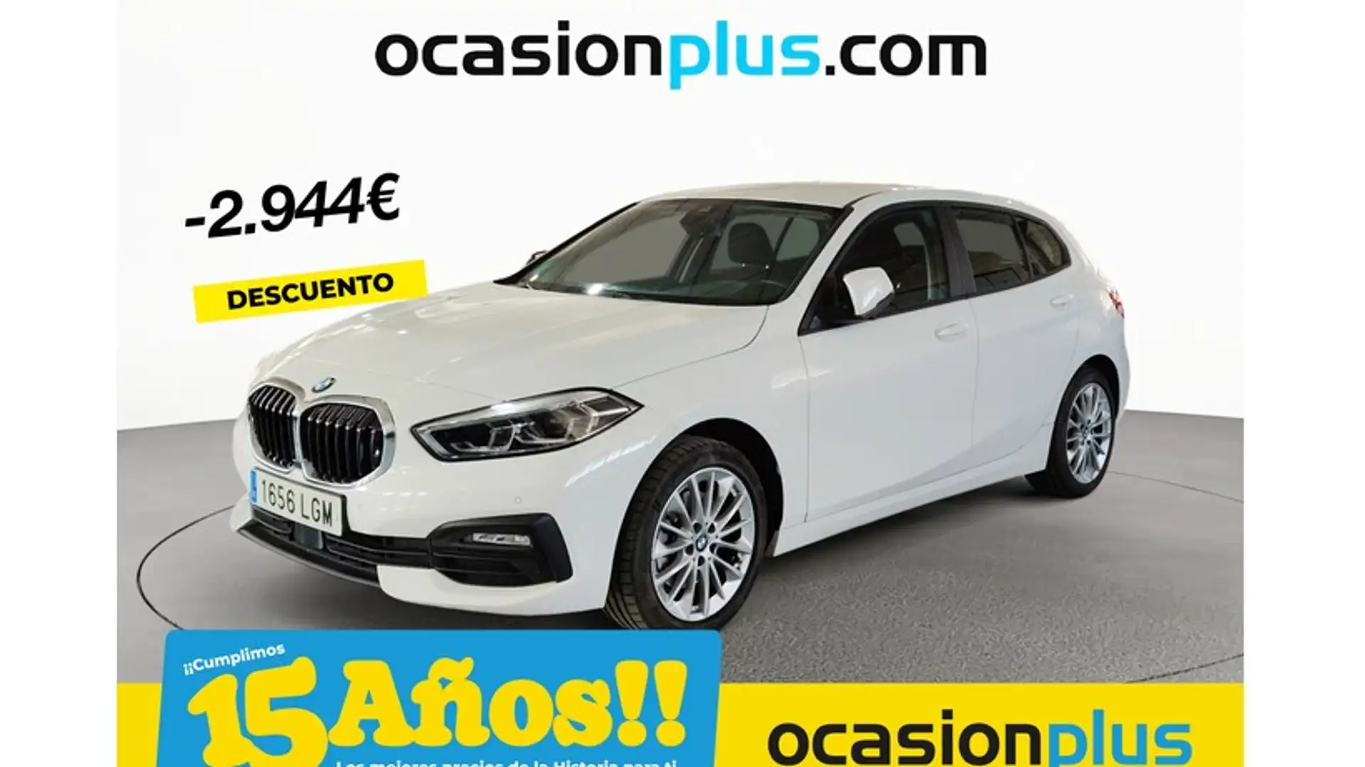 BMW 116 116d Blanc - 1
