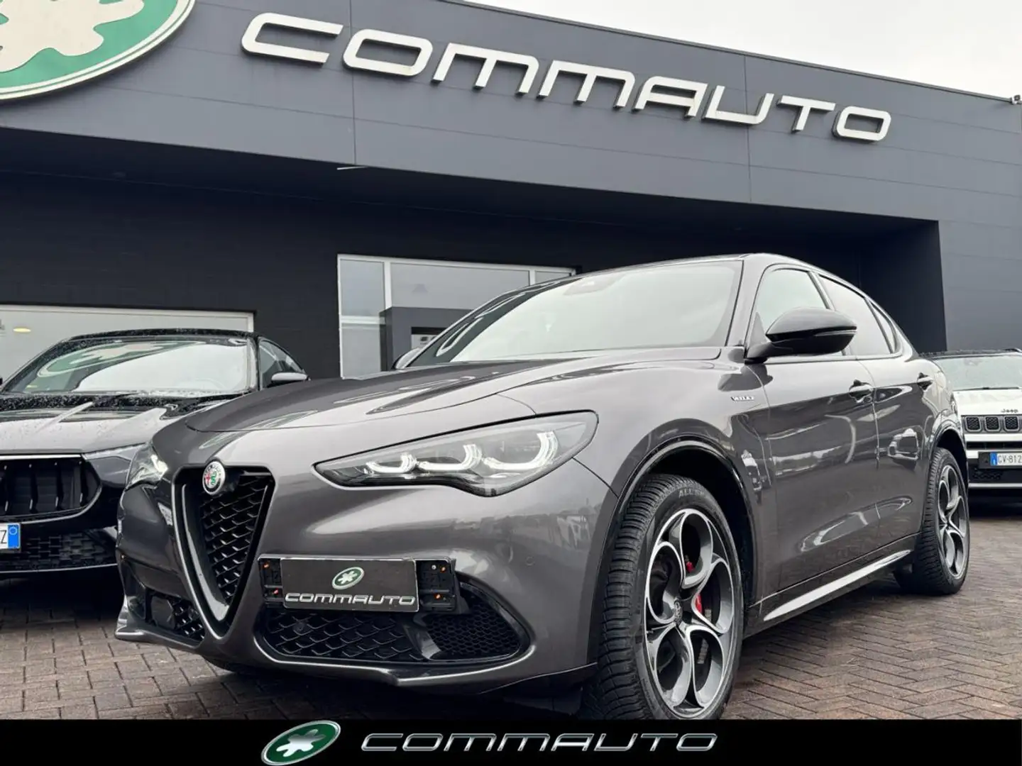 Alfa Romeo Stelvio 2.2 Turbodiesel 210 CV AT8 Q4 Veloce Grigio - 1