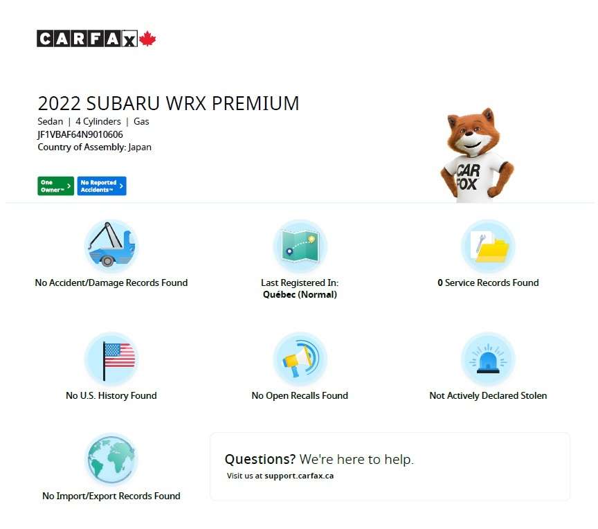 2022 Subaru WRX Sport Manual AWD-Sunroof-H/K Sound-11.6 Screen-Bl — снимка 1