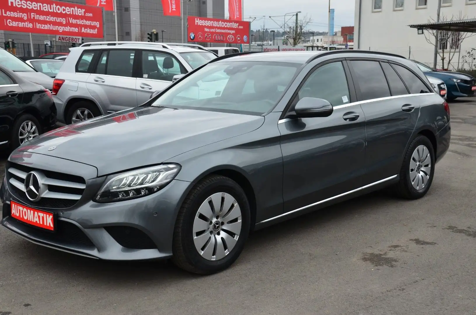 Mercedes-Benz C 200 T d*Autom*AHK*Navi*Kamera*1.Hand*Garantie* Grau - 1