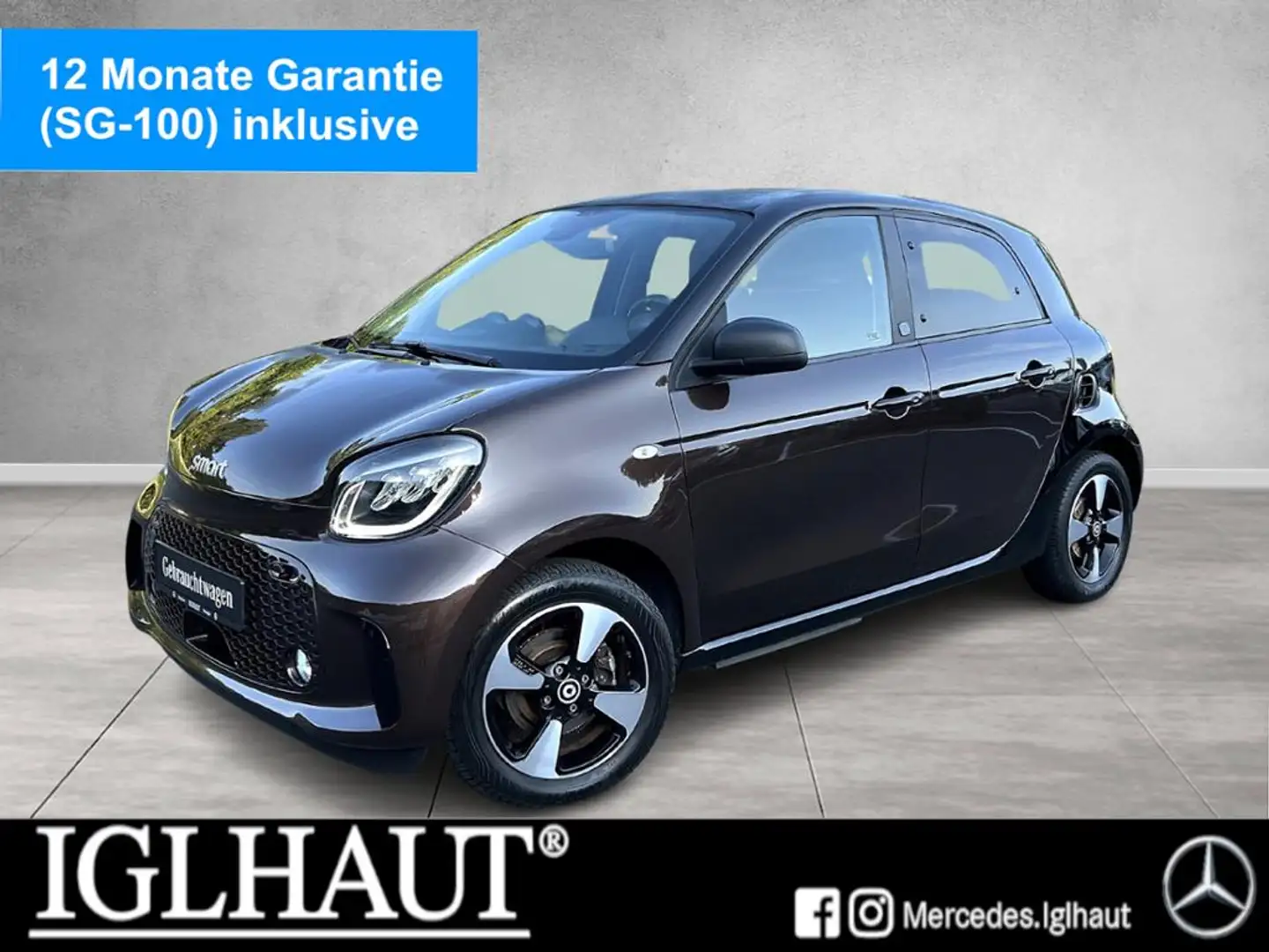 smart forFour smart EQ  ExclusivePaket 22kW L RFK LED smeđa - 1