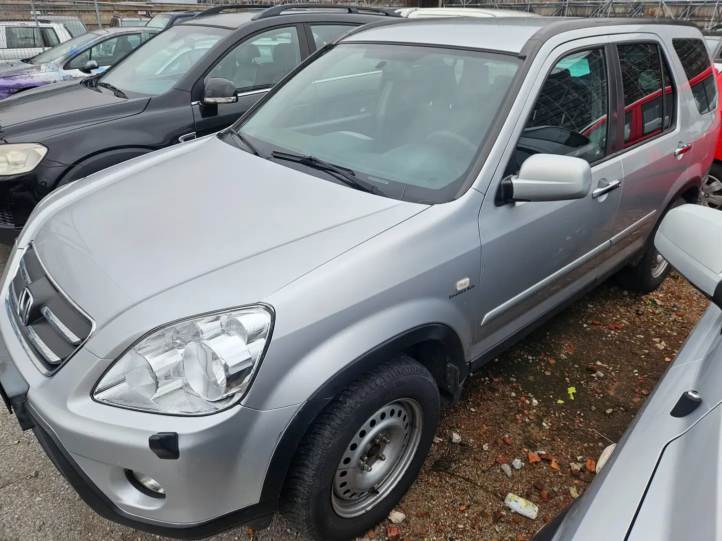 Honda CR-V 2,2CDTI EURO4 PERFEKT!!! 4X4!!!FIX PREIS!!! Argintiu - 1