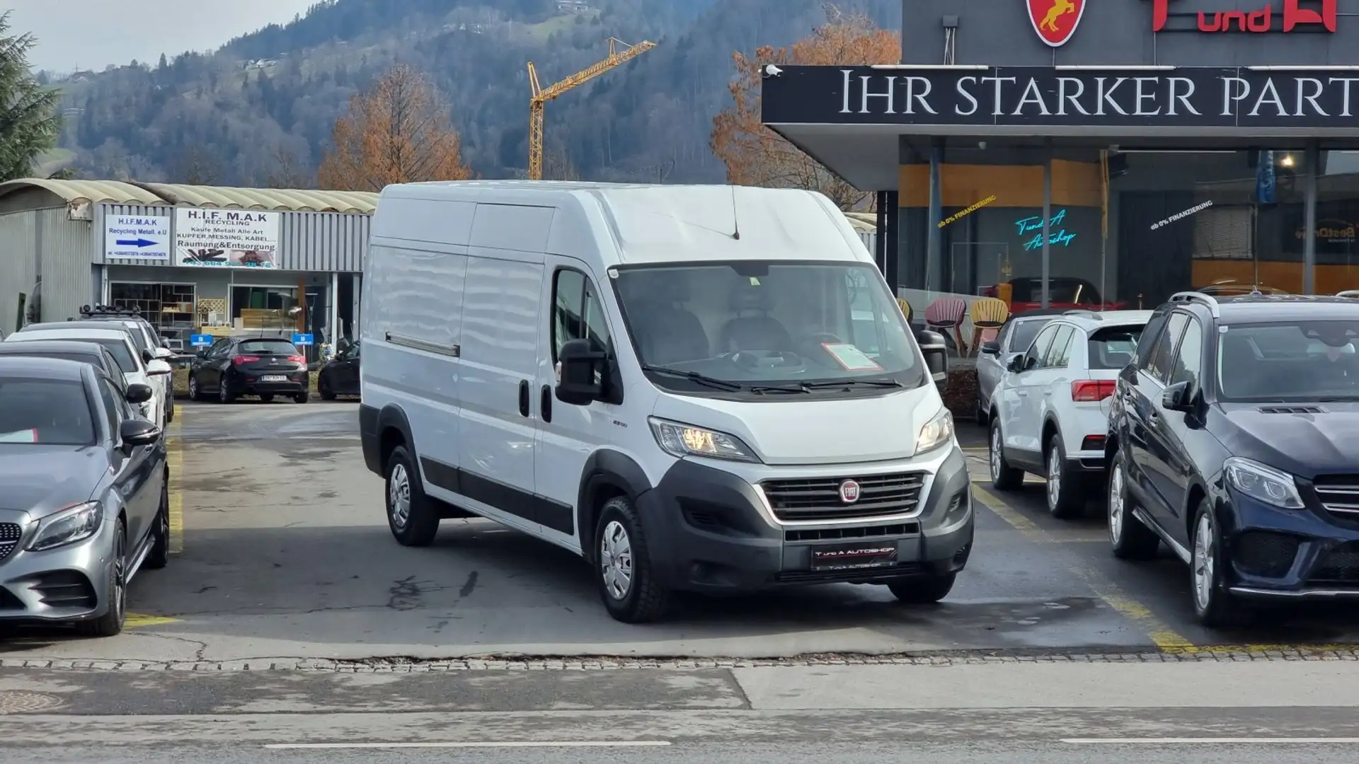 Fiat Ducato L3 H2 3-Sitzer *0% Finanzierung* Weiß - 1