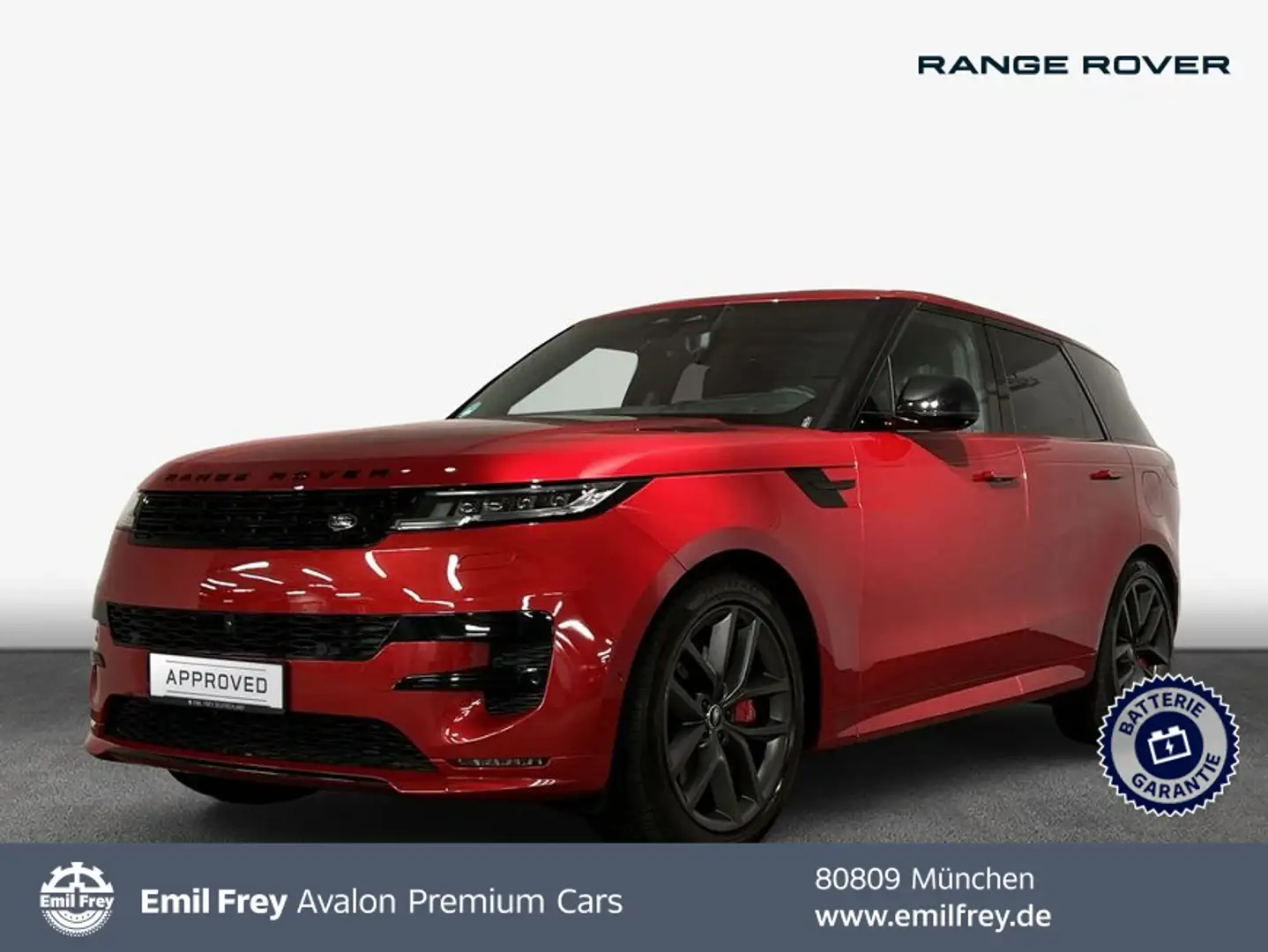 Land Rover Range Rover Sport P460e Hybrid Dynamic HSE Rouge - 1