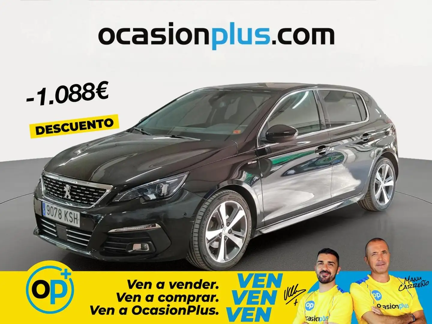 Peugeot 308 1.2 PureTech S&S GT Line 130 Negro - 1