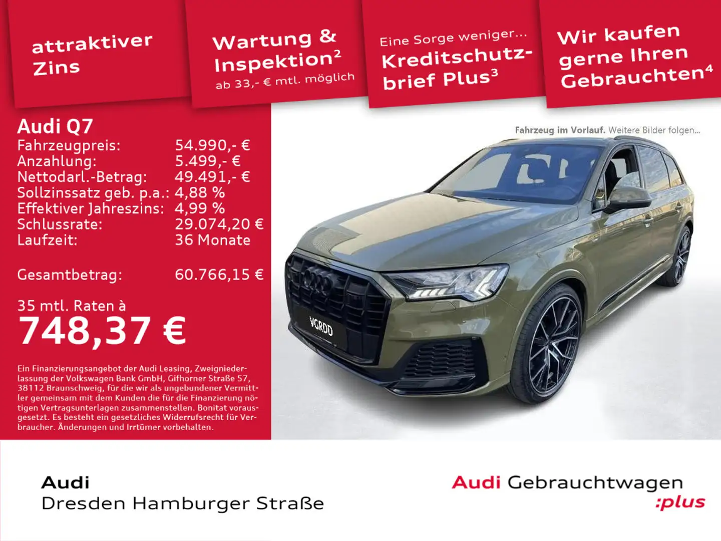 Audi Q7 55 TFSI e S line quattro Matrix B&O Head-up Vert - 1