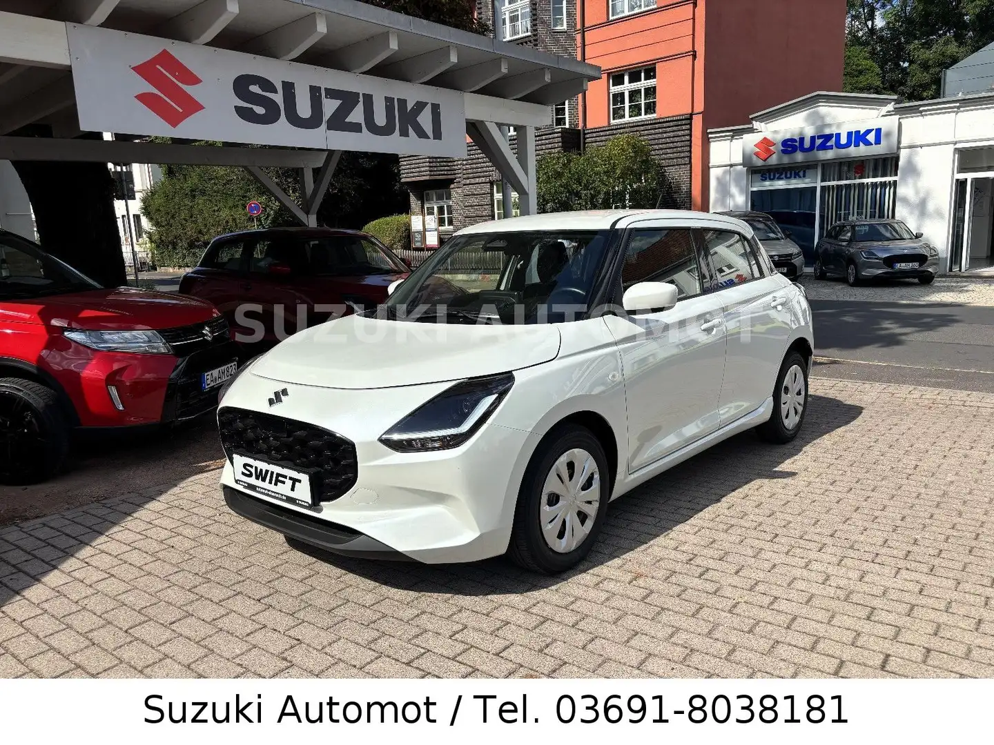 Suzuki Swift HYBRID Club LED Navi nur 30,-€ KFZ-Steuern Weiß - 1
