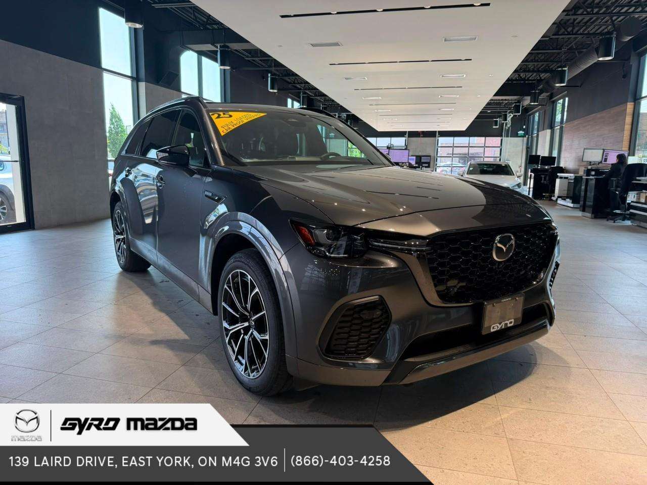Gray (MACHINE GREY METALLIC) 2025 Mazda CX-70 SUV / Crossover Automatic