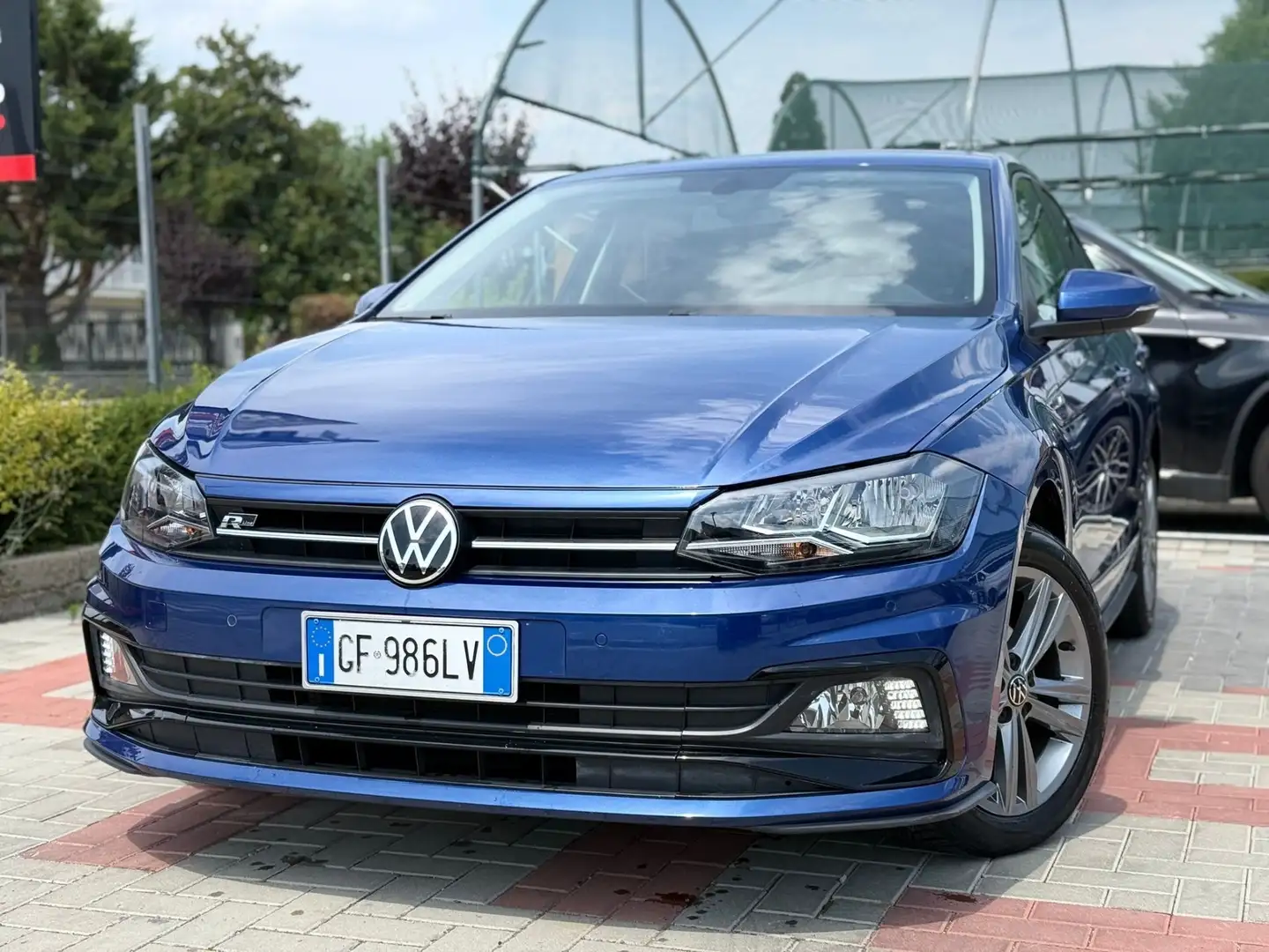 Volkswagen Polo 1.0 TSI R-Line Blauw - 1