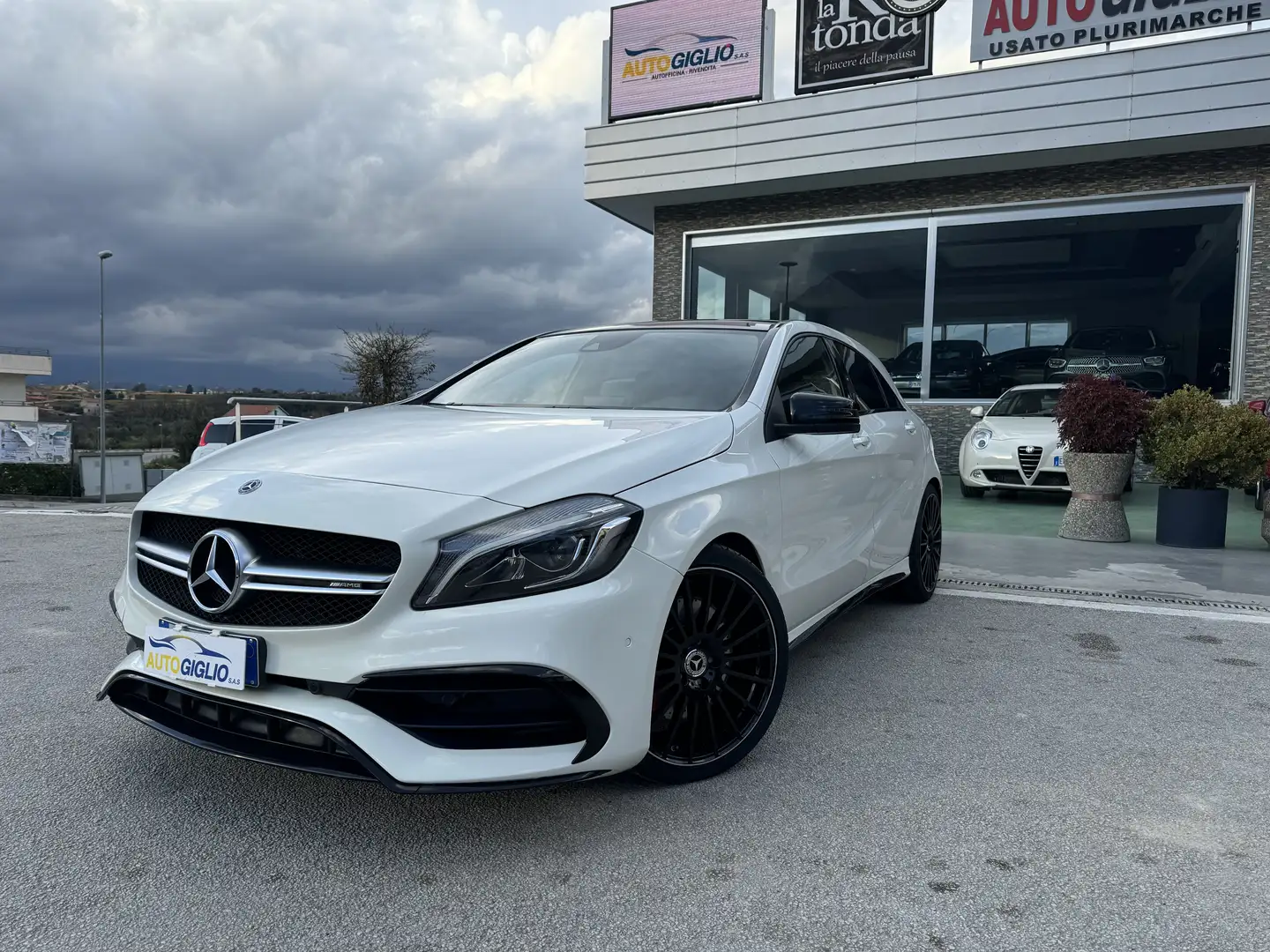 Mercedes-Benz A 45 AMG Classe A45  4matic 381cv auto my18 TETTO, SCARICHI Blanc - 2