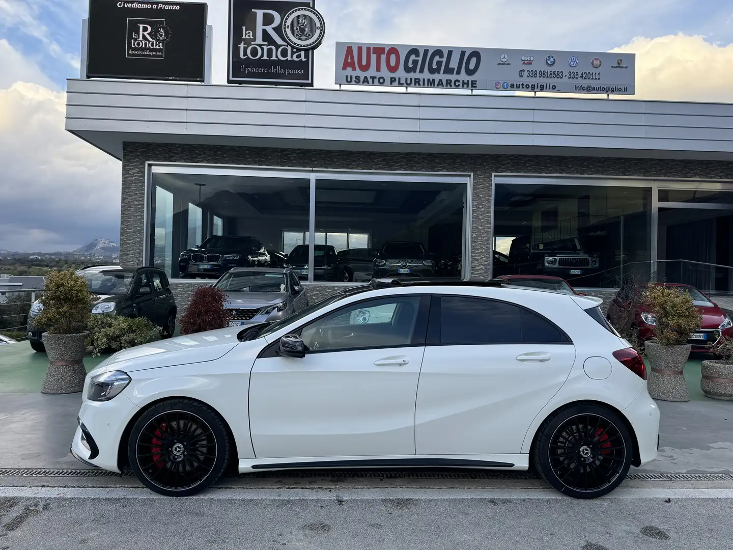 Mercedes-Benz A 45 AMG Classe A45  4matic 381cv auto my18 TETTO, SCARICHI Blanc - 1