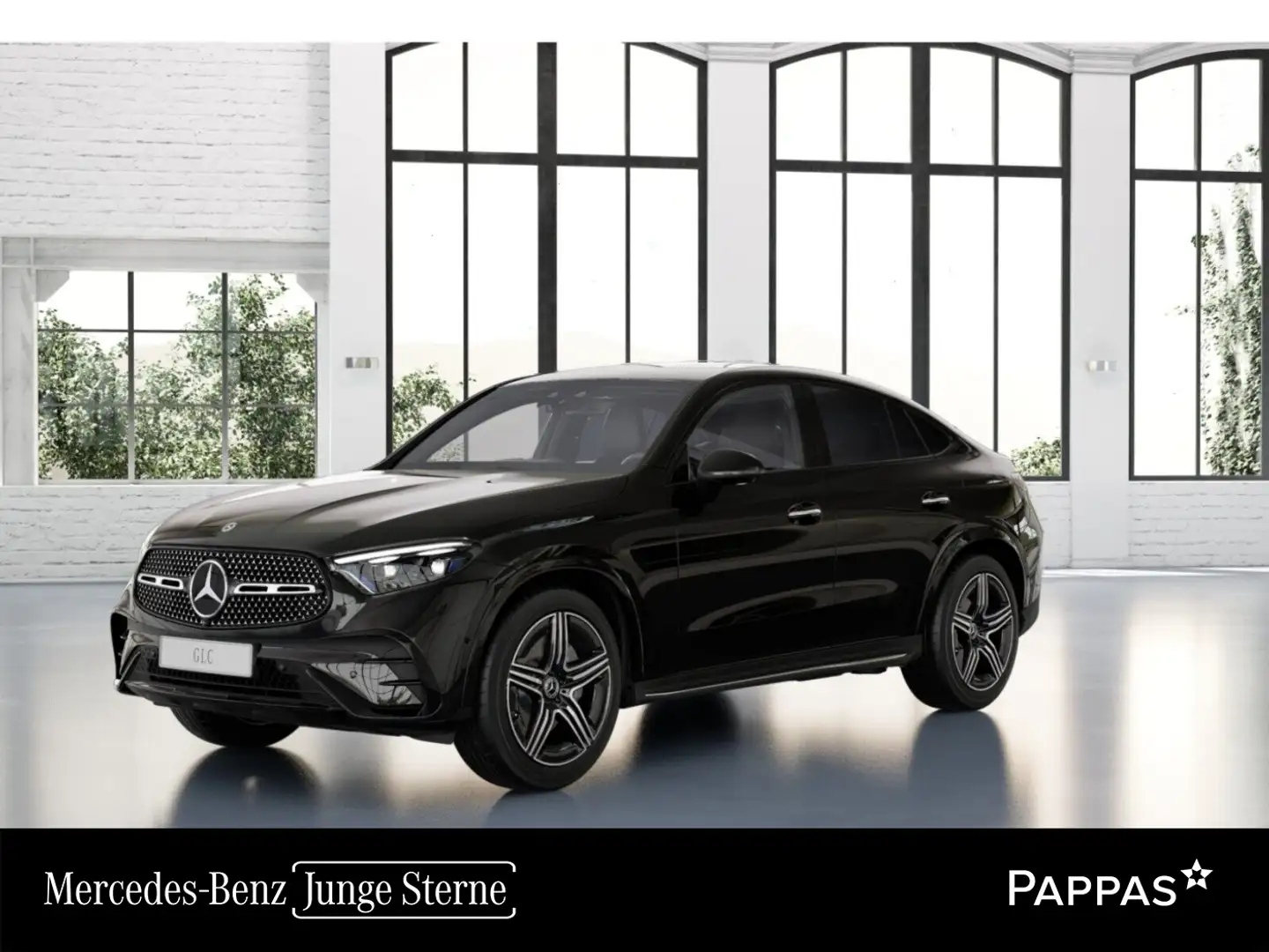 Mercedes-Benz GLC 220 d 4MATIC Coupé Distr EASY-PACK PTS SHZ Schwarz - 1